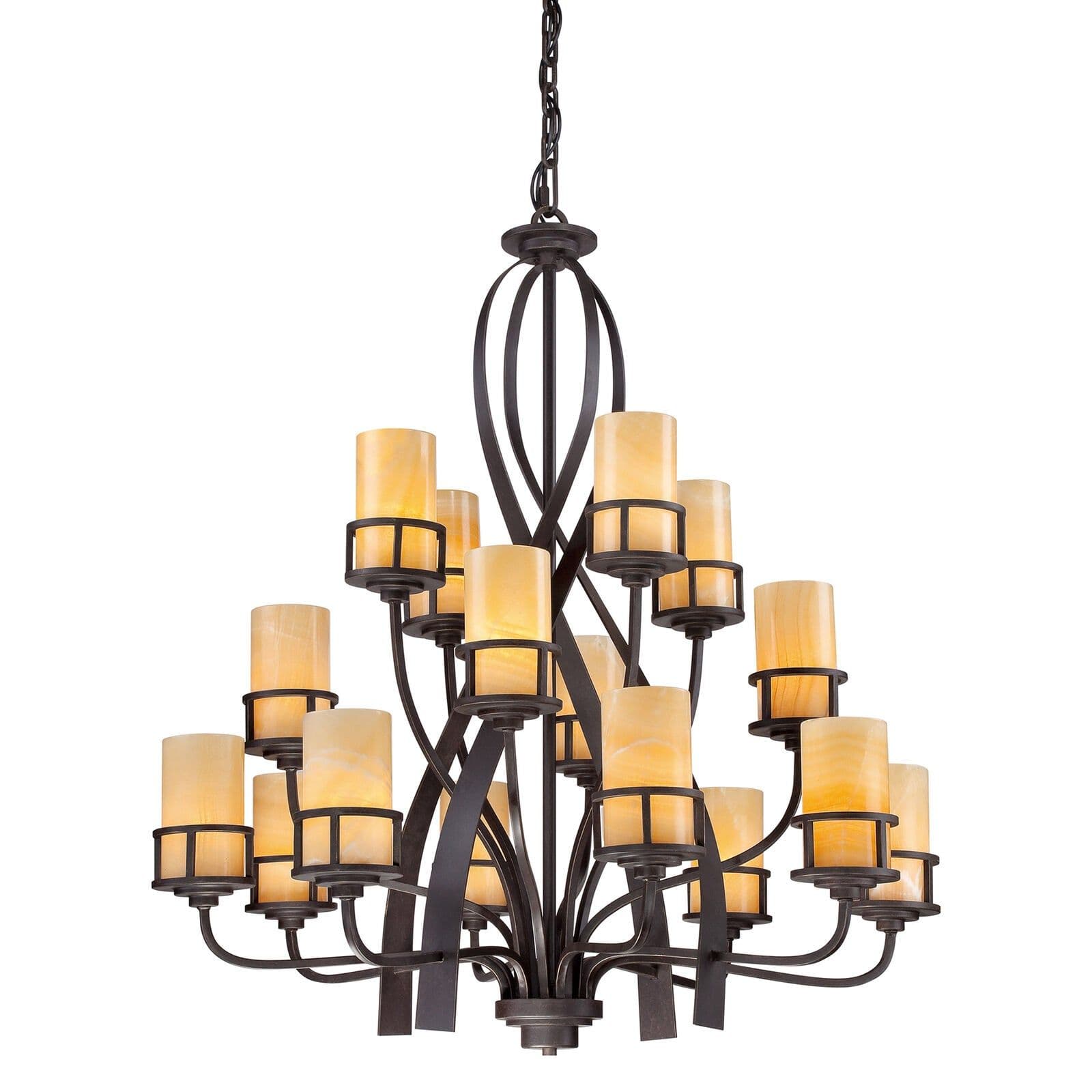 16 Bulb Chandelier Hanging Pendant LIght Imperial LED E27 100W Bulb