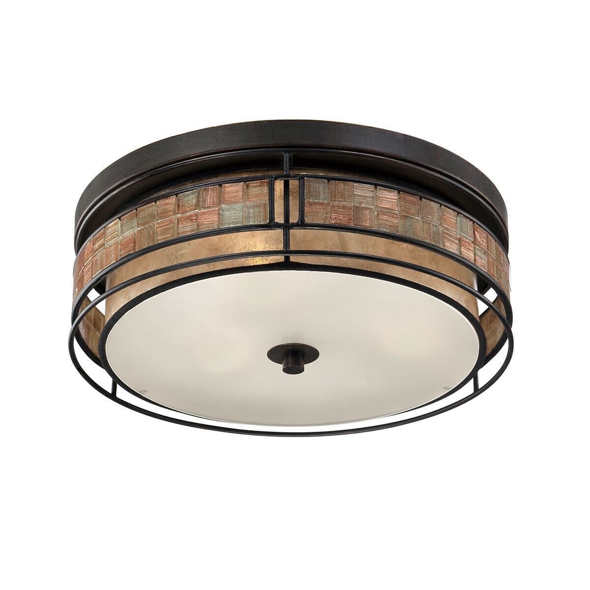 3 Bulb Flush Light Low Ceiling Renaissance LED E27 40W Bulb