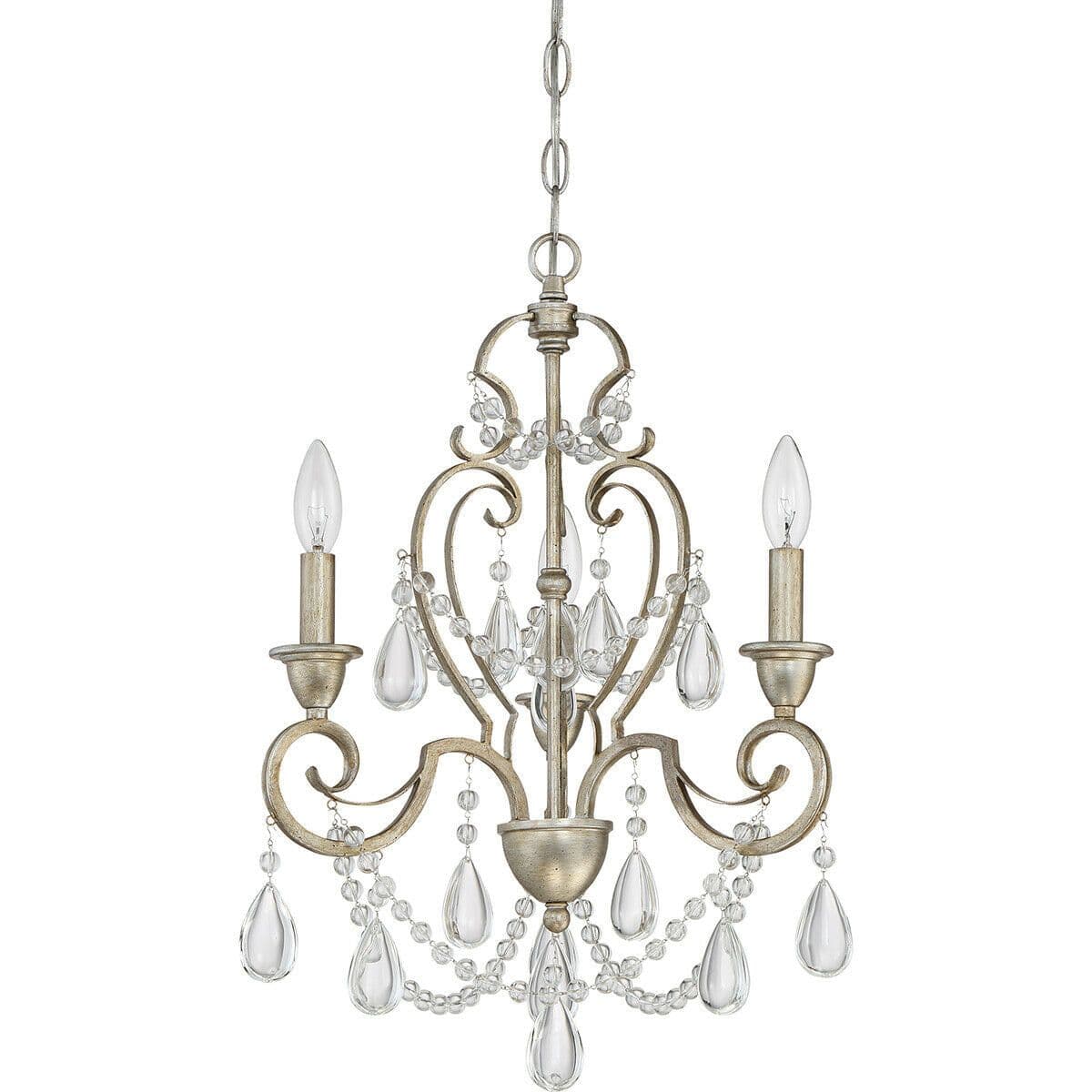 3 Bulb Chandelier Hanging Pendant LIght Vintage LED E14 60W Bulb