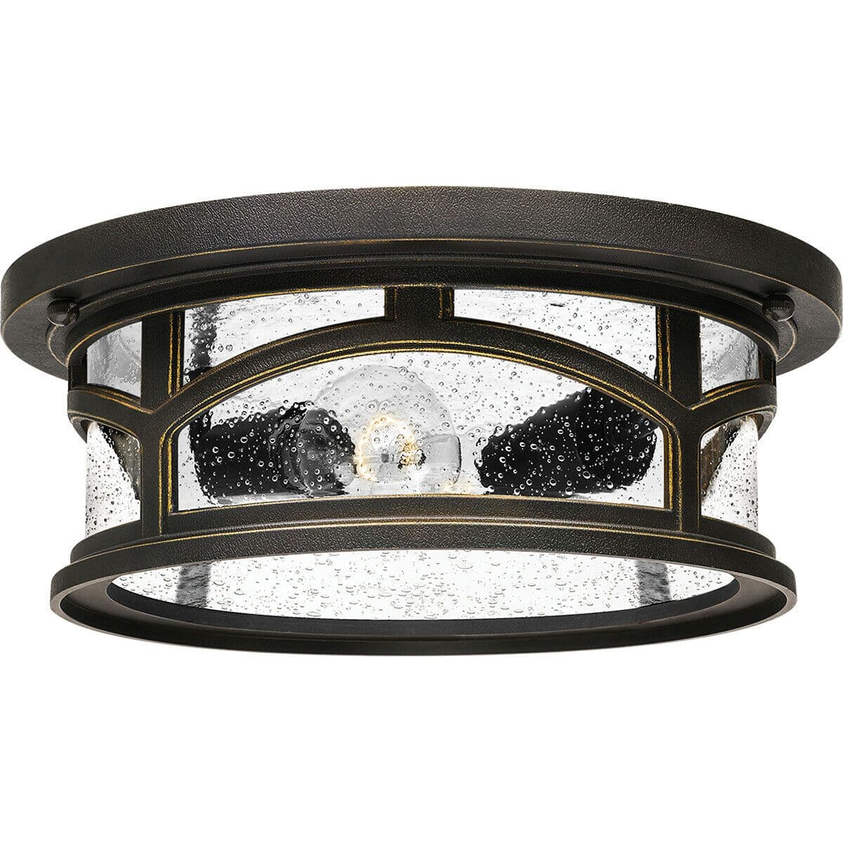 Outdoor IP44 1 Bulb Flush Light Low Ceiling Palladian LED E27 60W