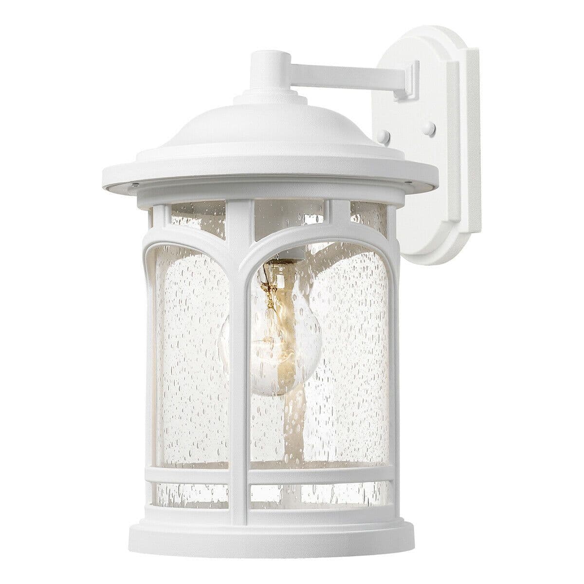 Outdoor IP44 1 Bulb Wall Light Lantern LED E27 60W d02295
