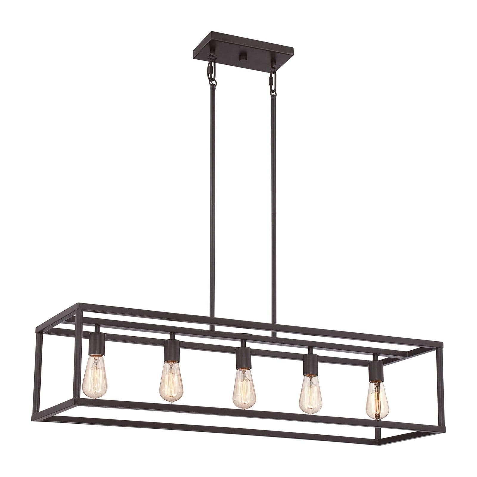 5 Bulb Chandelier Hanging Pendant LIght Western LED E27 60W Bulb
