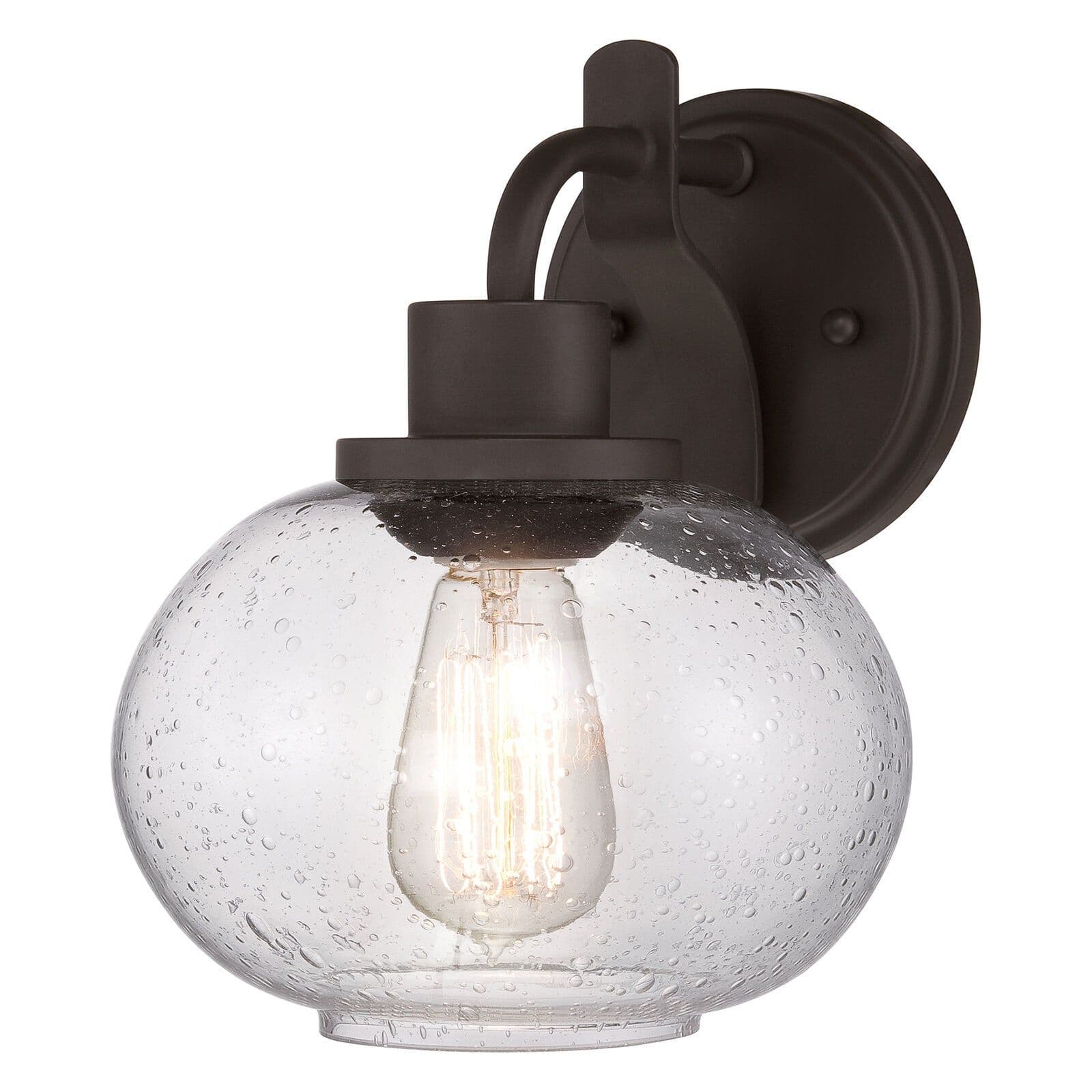 Wall Light Sconce Clear Shade Traditional Filament Old LED E27 60W Bulb