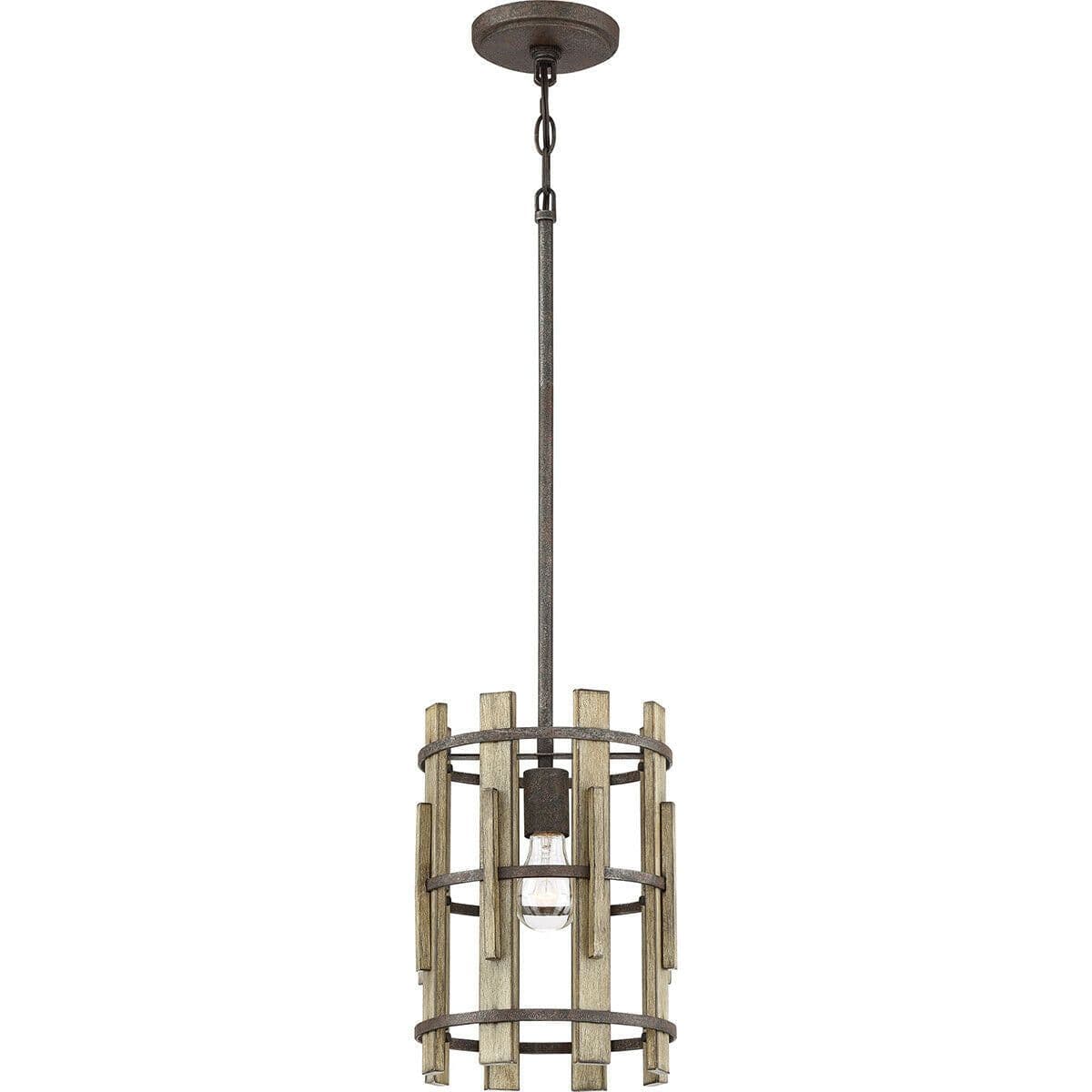 1 Bulb Mini Ceiling Pendant Light Fitting Rustic LED E27 100W Bulb