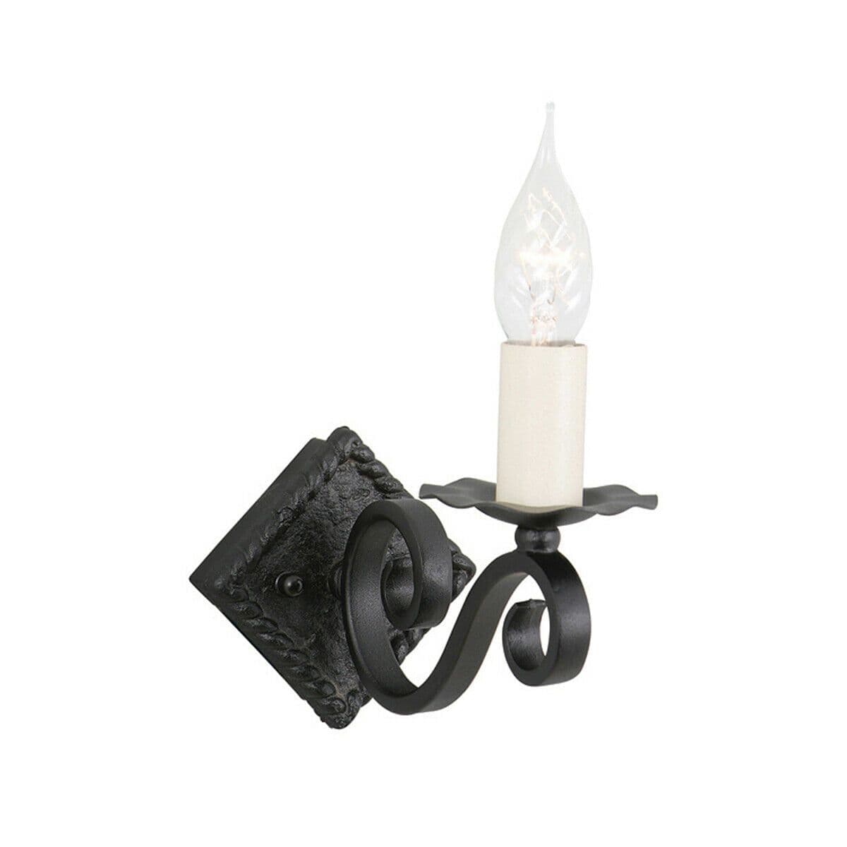 Wall Light Wrought Iron Craftsman Hand Made Medieval LED E14 60W