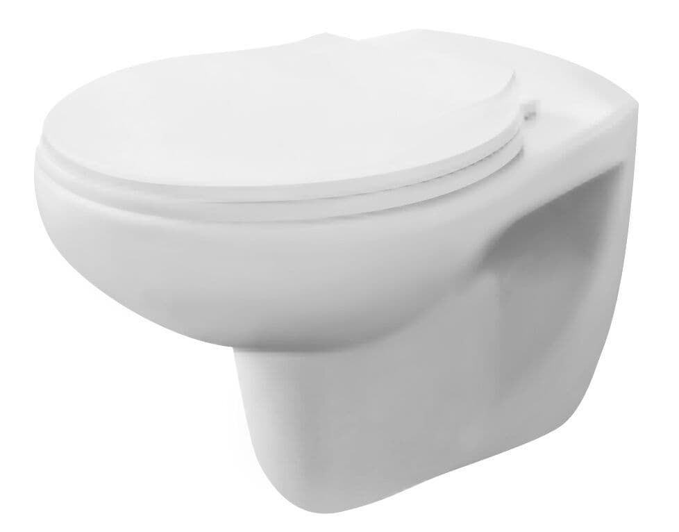 Contemporary Bathroom Wall Hung Toilet Pan 390mm x 355mm