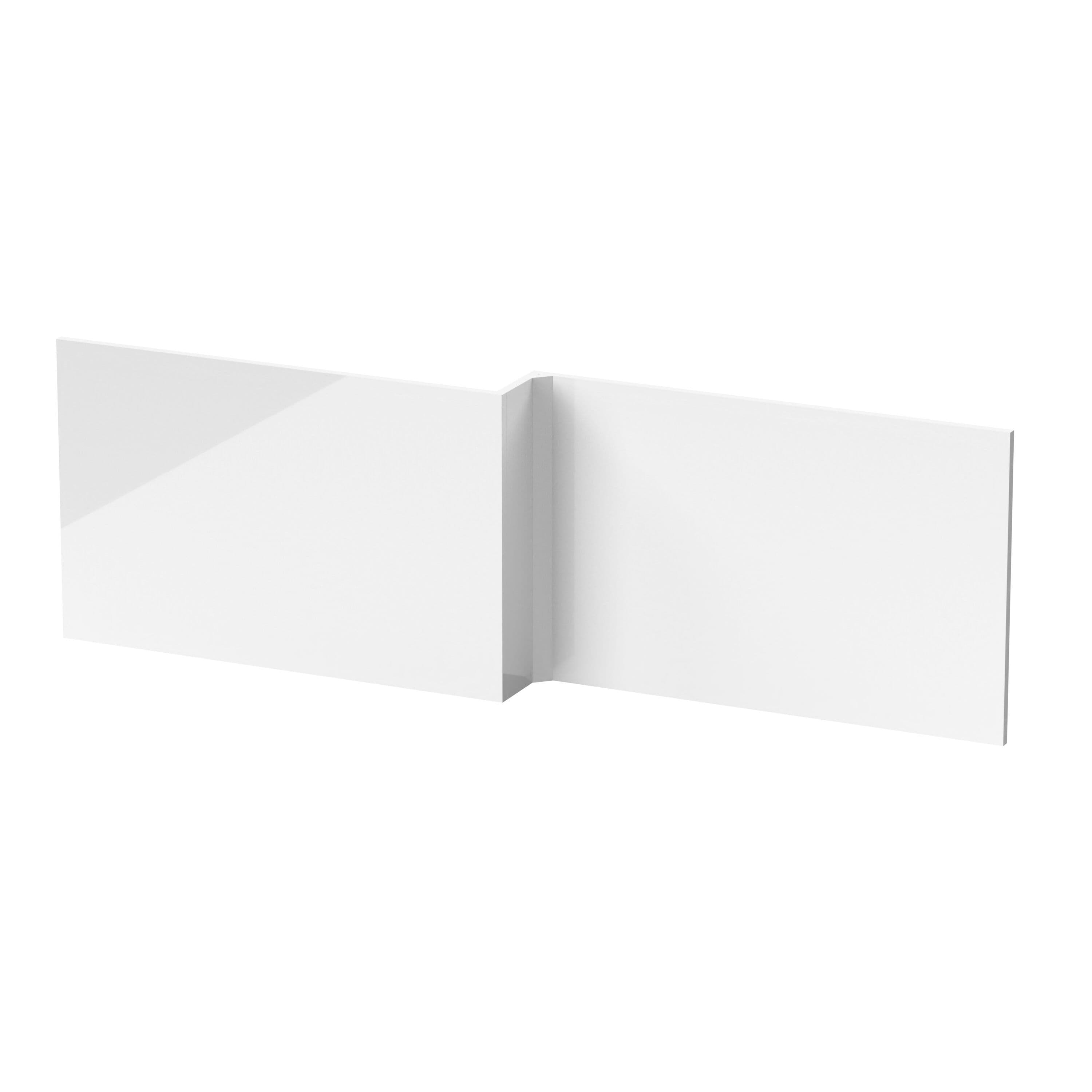 Gloss L Shape Shower Bath MDF Front Panel 1700mm