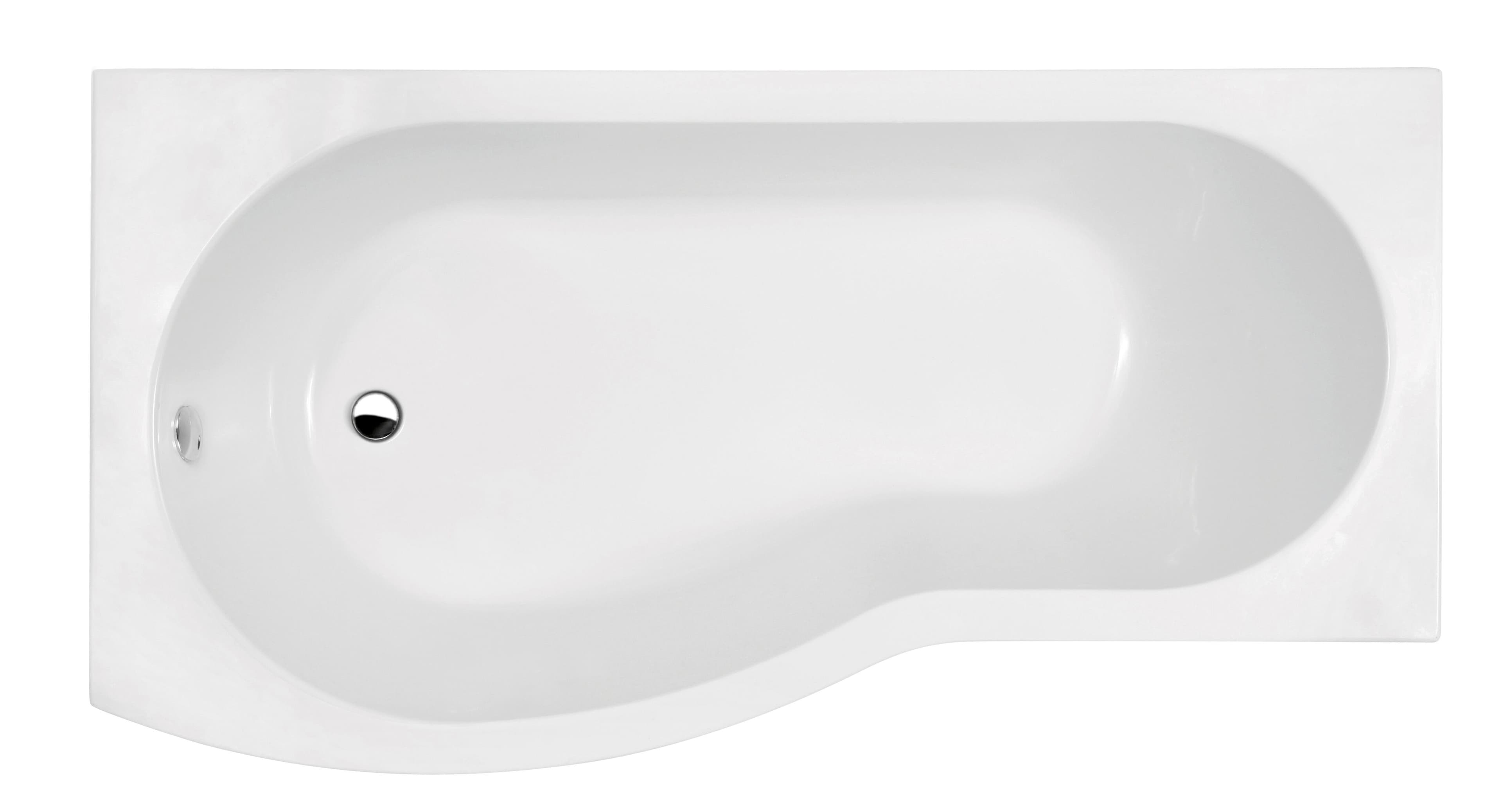 B Shape Left Hand Shower Bath Tub Leg Set 1700mm