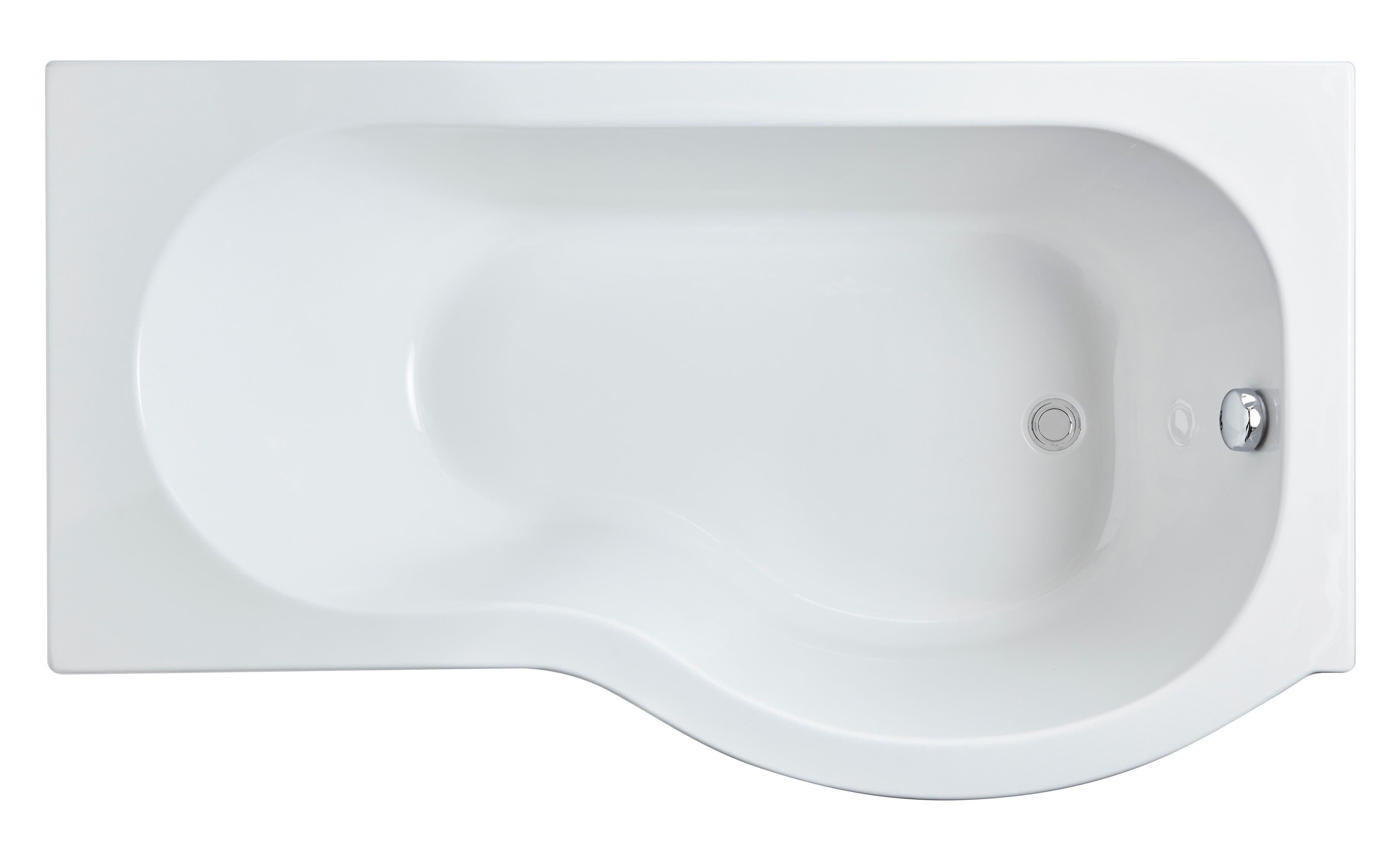 P Shape Right Hand Shower Bath Tub Leg Set 1500mm