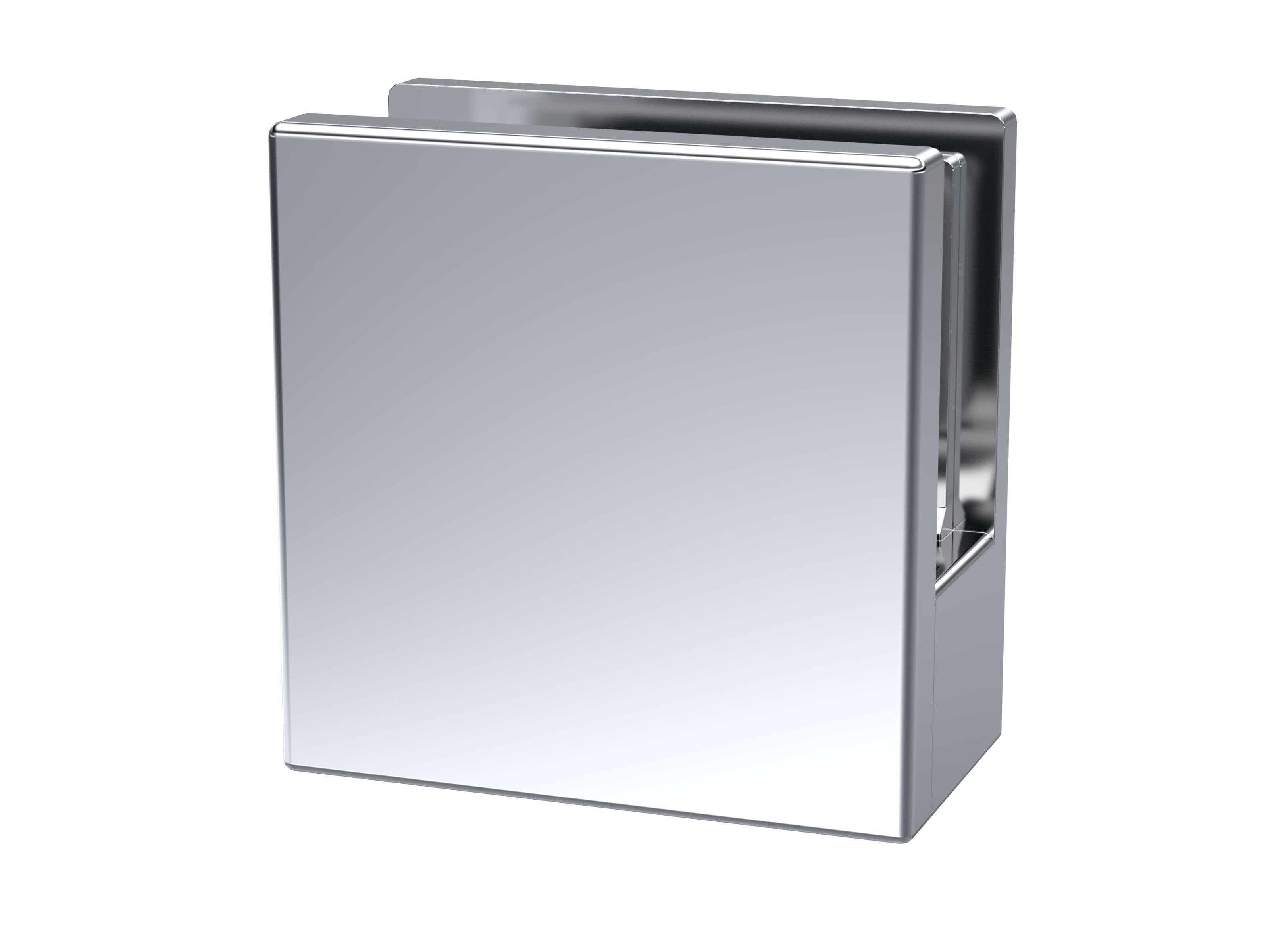 Wetroom Accessories Screen Support Foot Wall Bracket Chrome