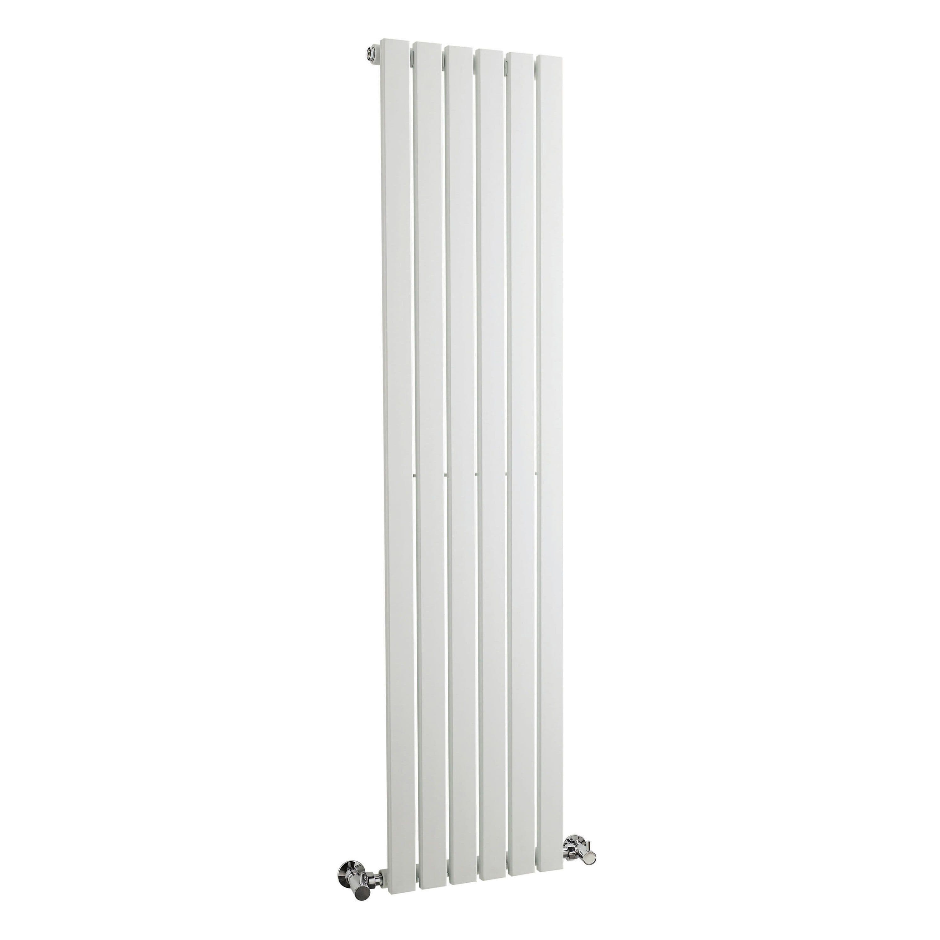 Square Vertical Single Panel Radiator 2041 BTU Satin 1500x354mm