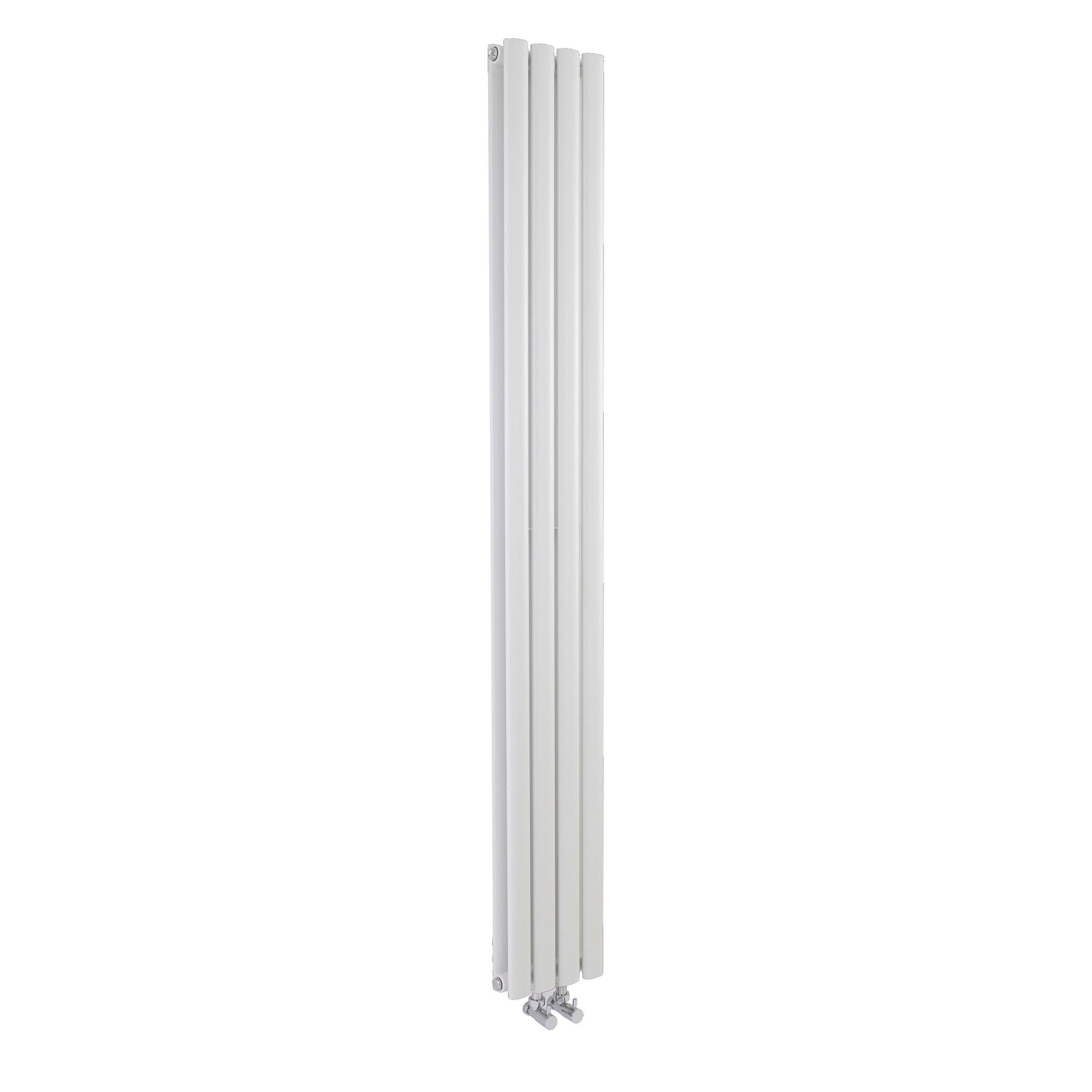 Compact Vertical Double Panel Radiator 2461 BTU Gloss 1800x236mm