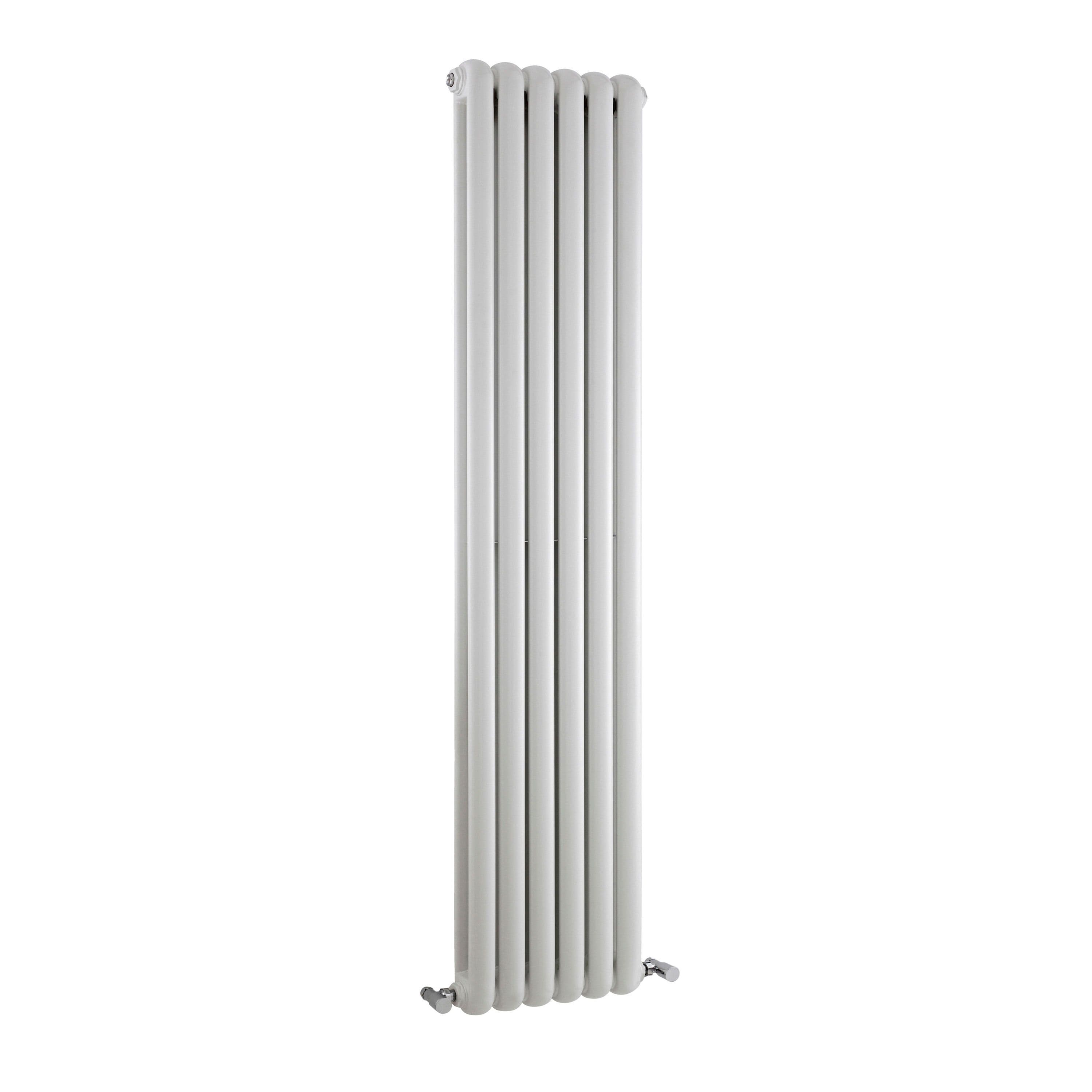 Vertical Double Panel Radiator 3105 BTU Gloss 1500 x 383mm