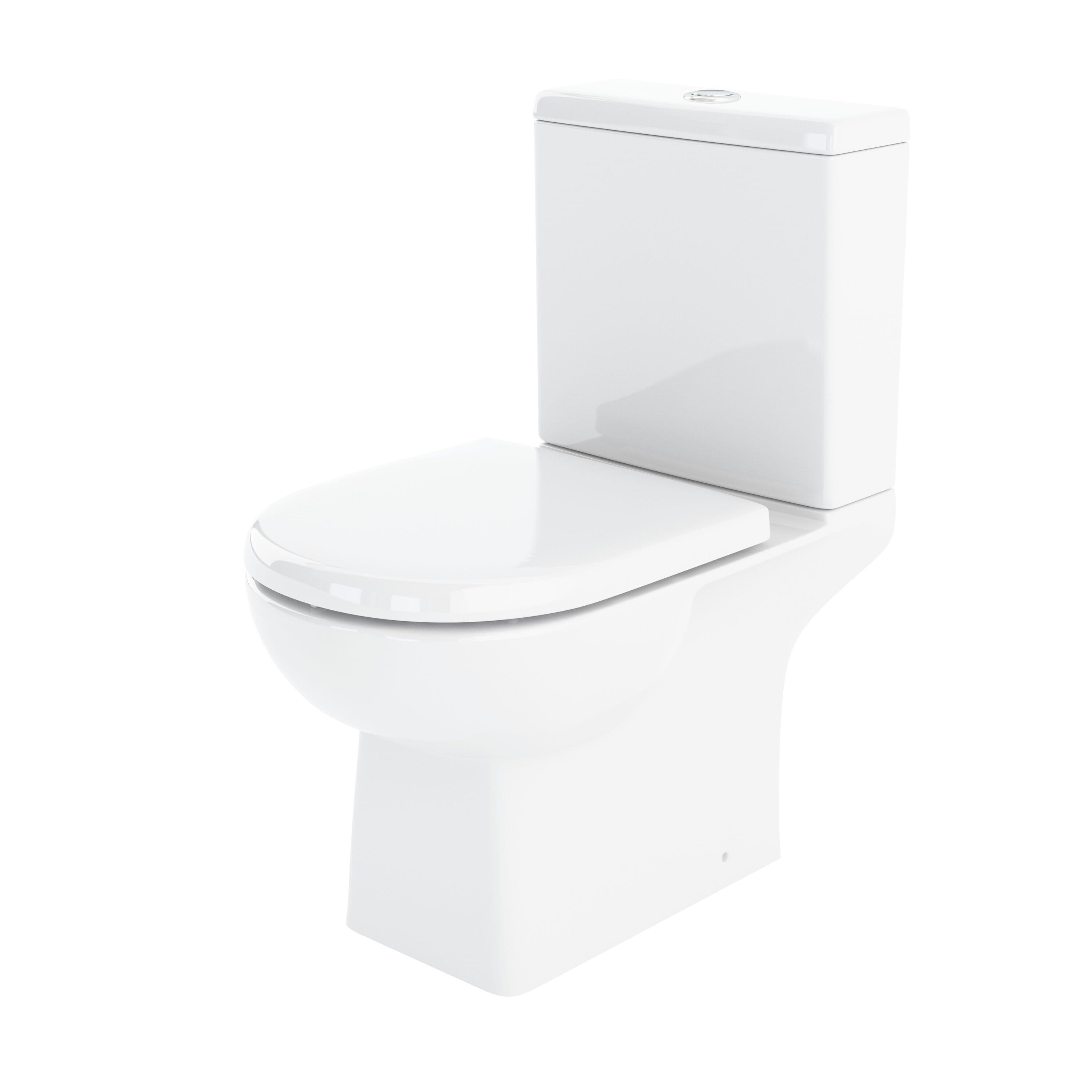 Modern Bathroom Close Coupled Toilet 810mm x 400mm