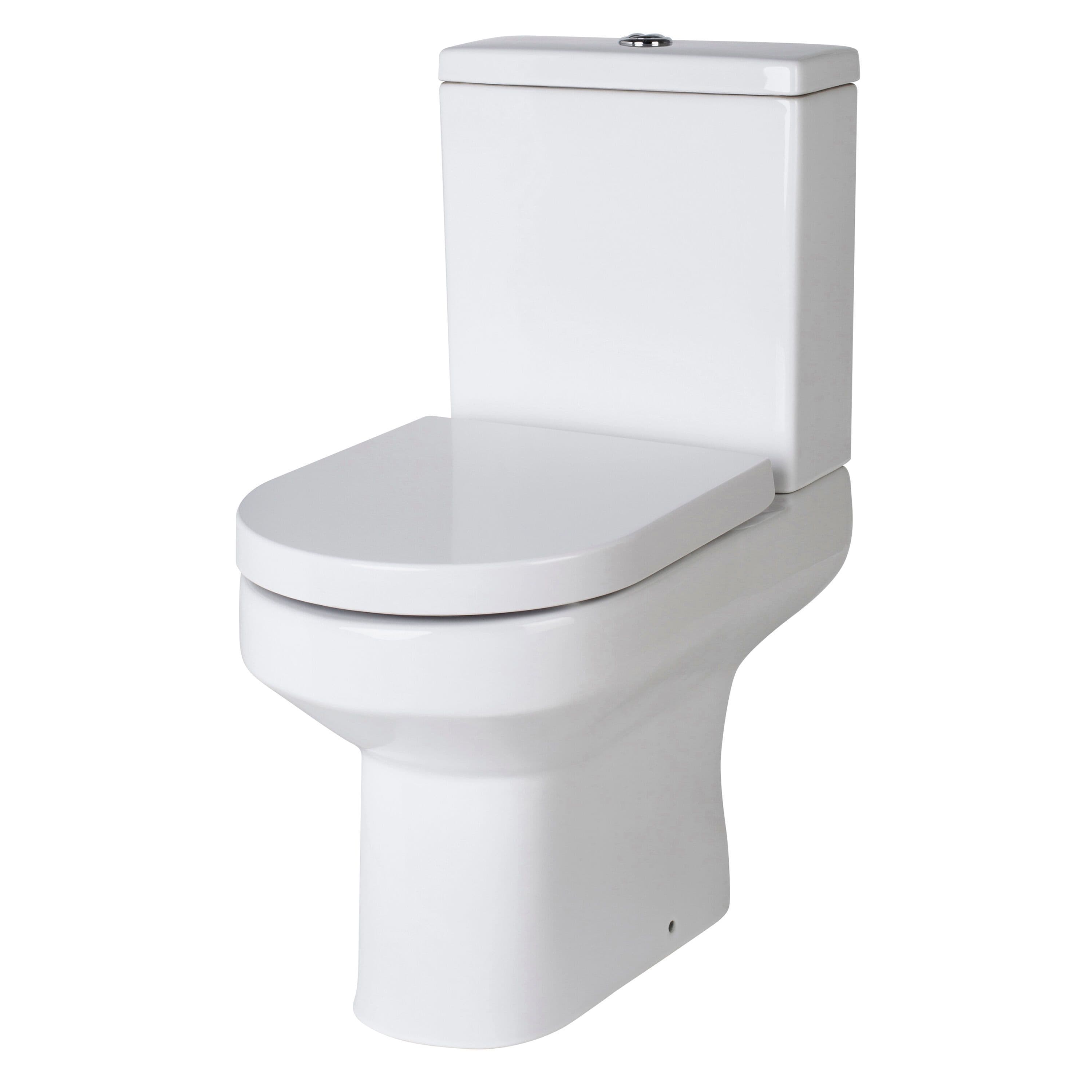 Semi Flush to Wall Pan & Cistern 800mm x 397mm x 625mm