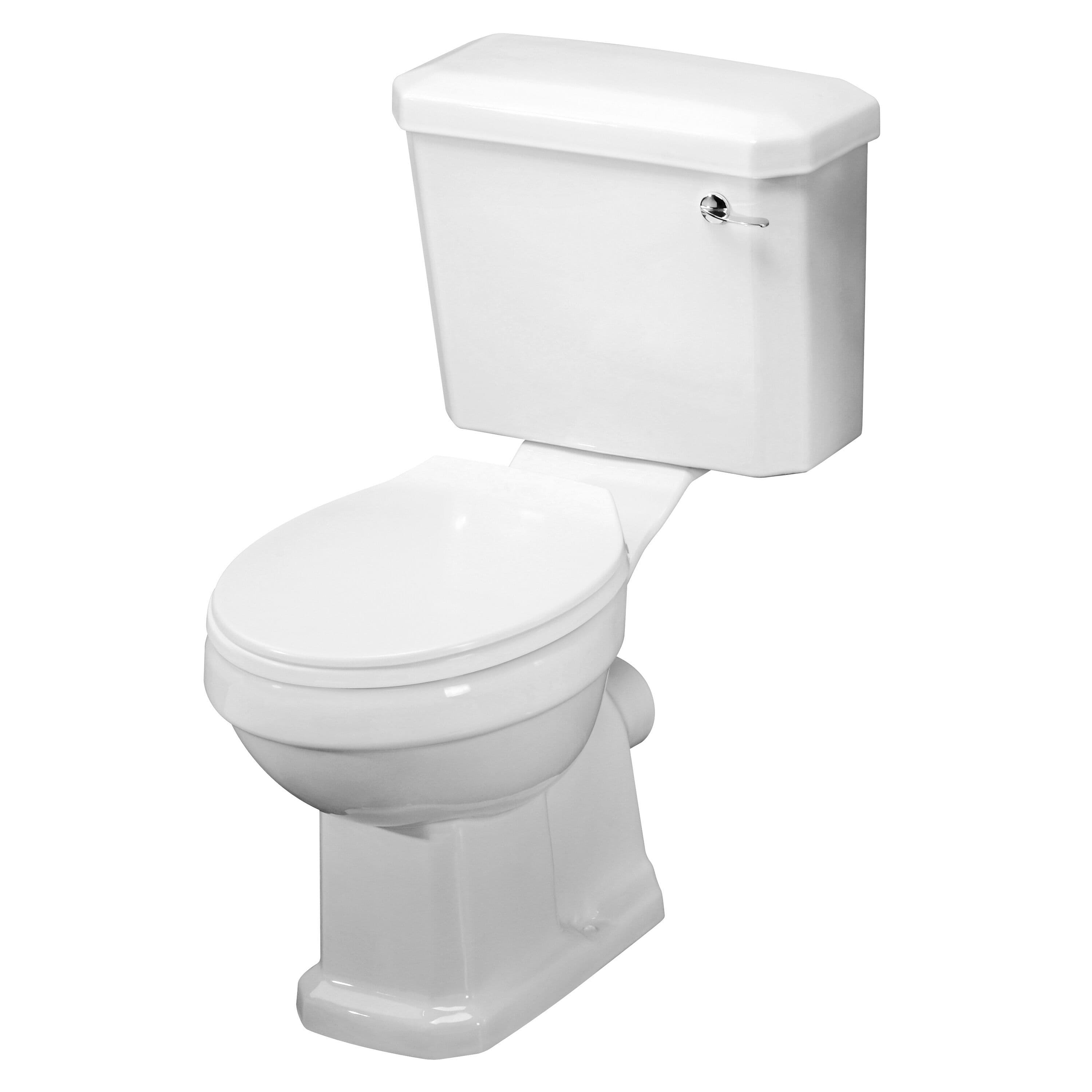 Traditional Close Coupled Toilet Pan Cistern & Soft Close Seat 820mm x 470mm