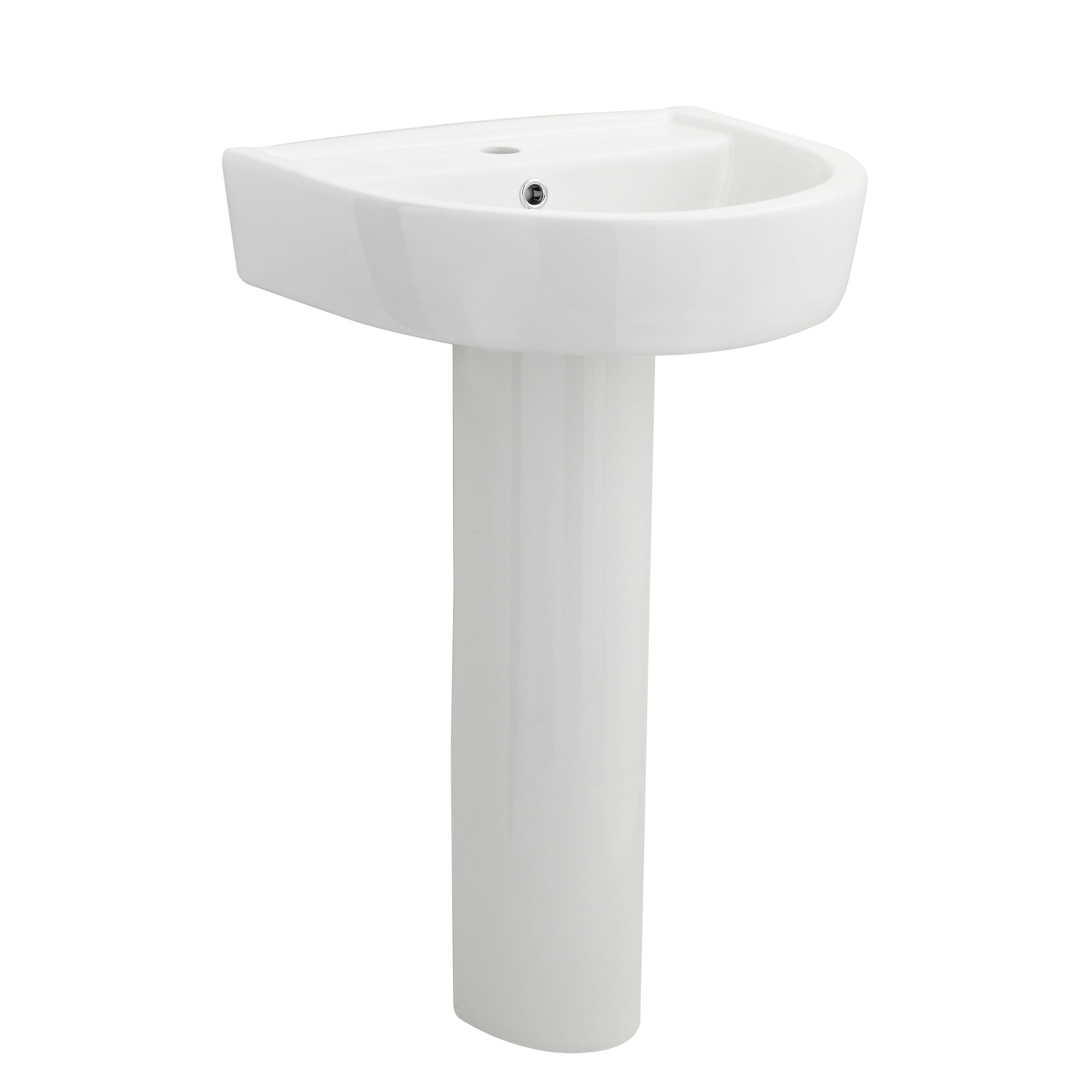 1 Tap Hole Basin Full Pedestal 520mm