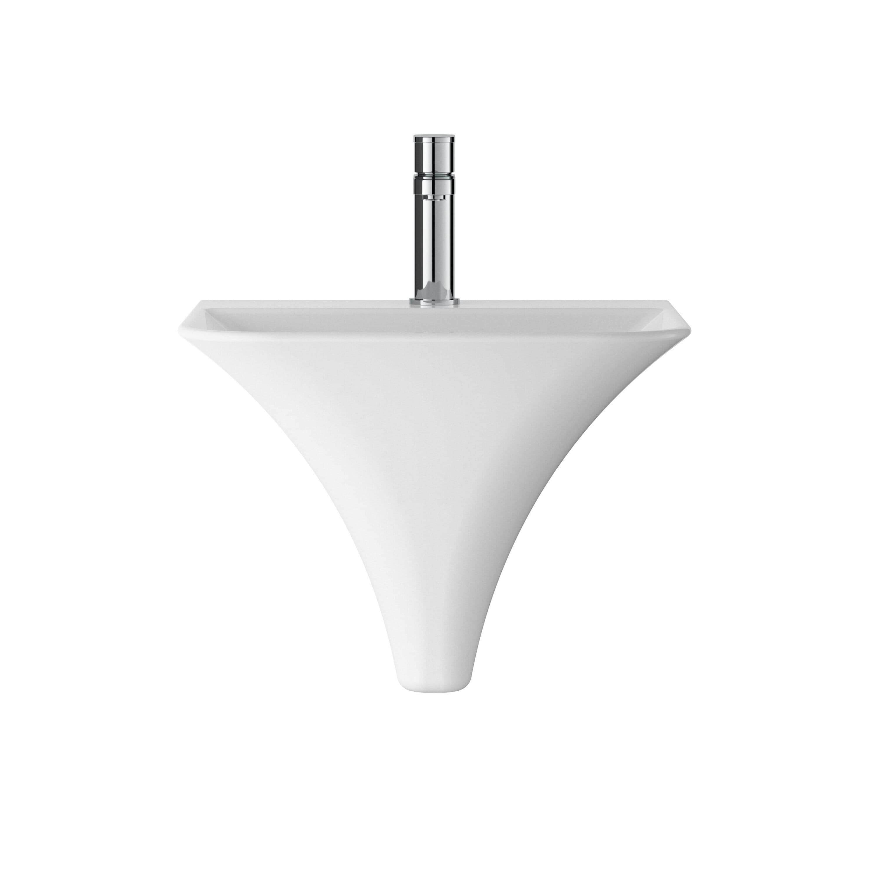 Wall Hung 1 Tap Hole Ceramic Basin 460mm