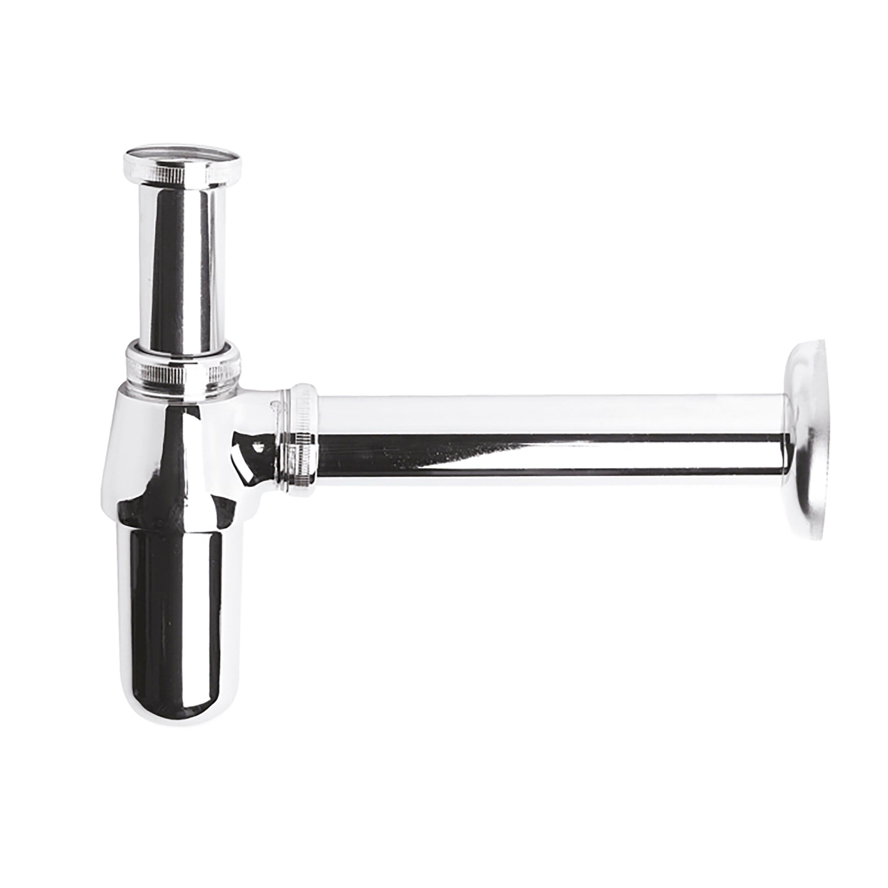 Round Bottle Trap Chrome