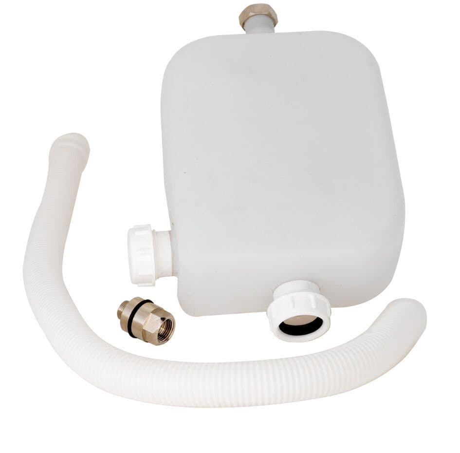 Modern Bathroom 4 Tap Hole Hose Retainer Drain Chrome 340x 90mm