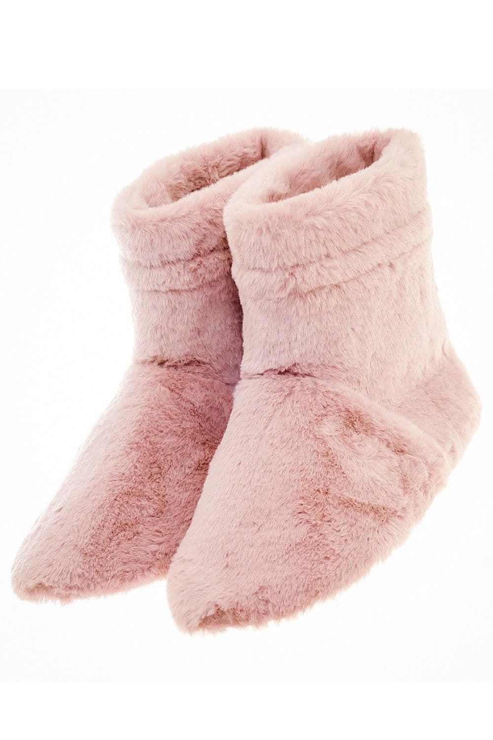 Microwaveable Faux Fur Slipper Boots