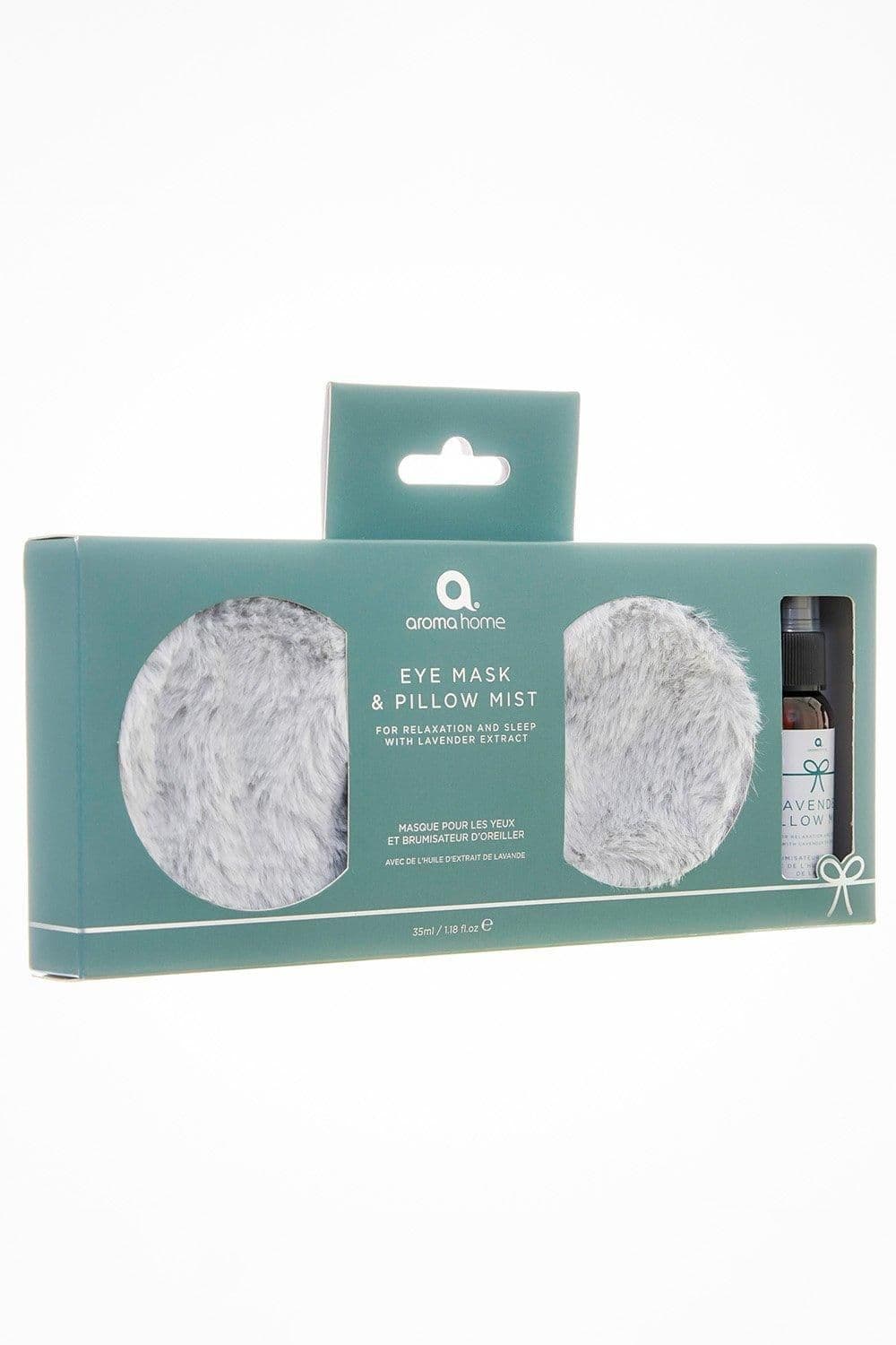Faux Fur Eye Mask & Pillow Spray Set