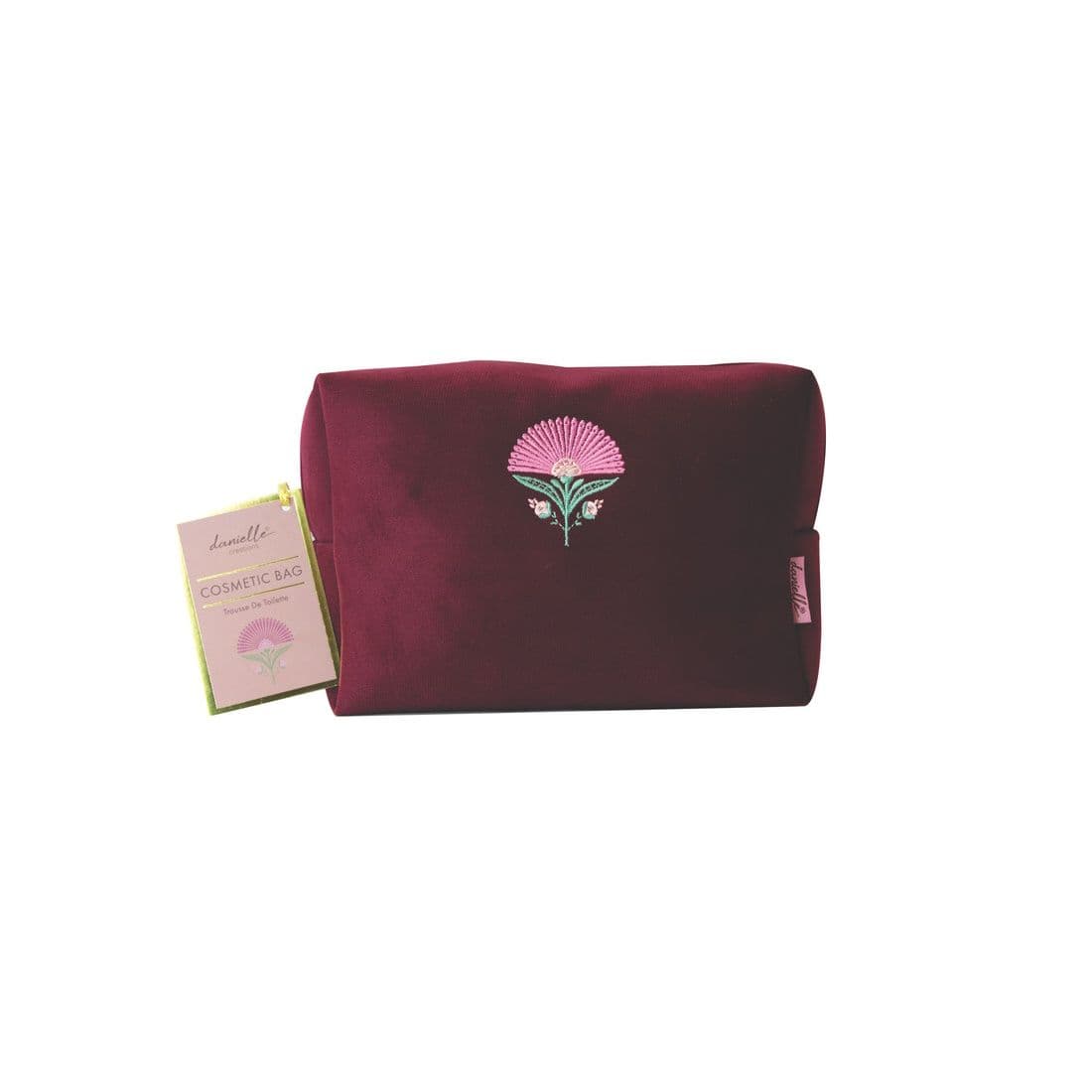 Large Floral Cosmetic Bag