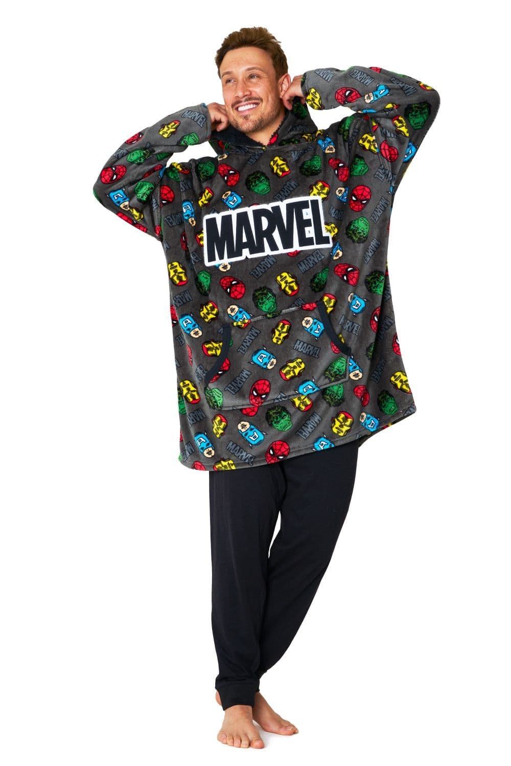 Oversized Hooded Poncho