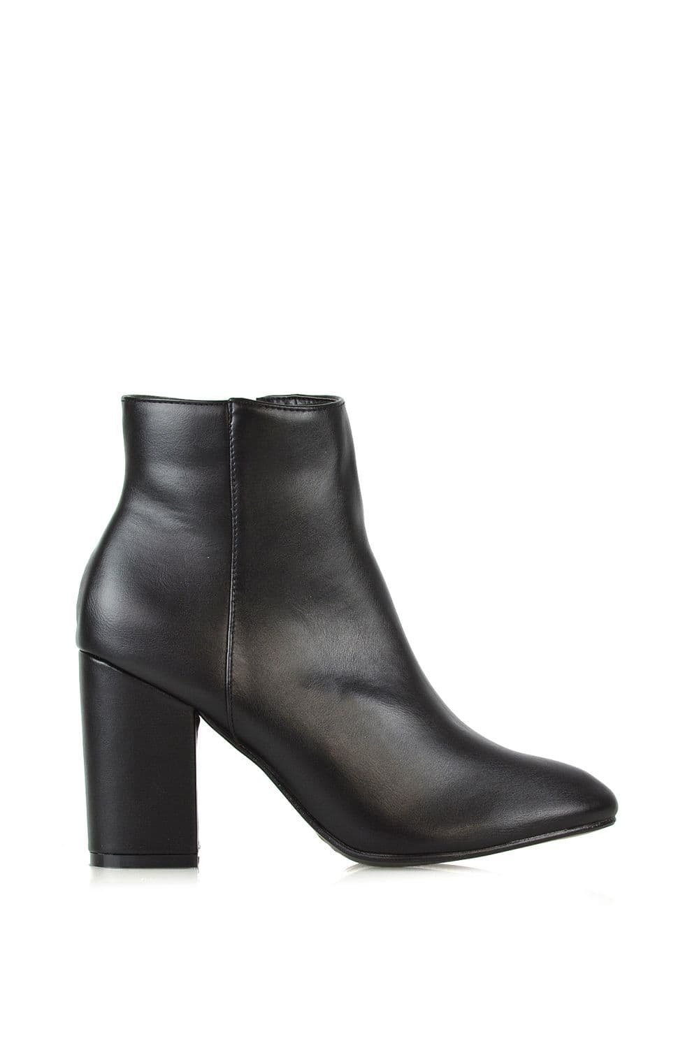 XY London Women's 'Peaches' High Block Heel Ankle Boots in Black | Size: 7