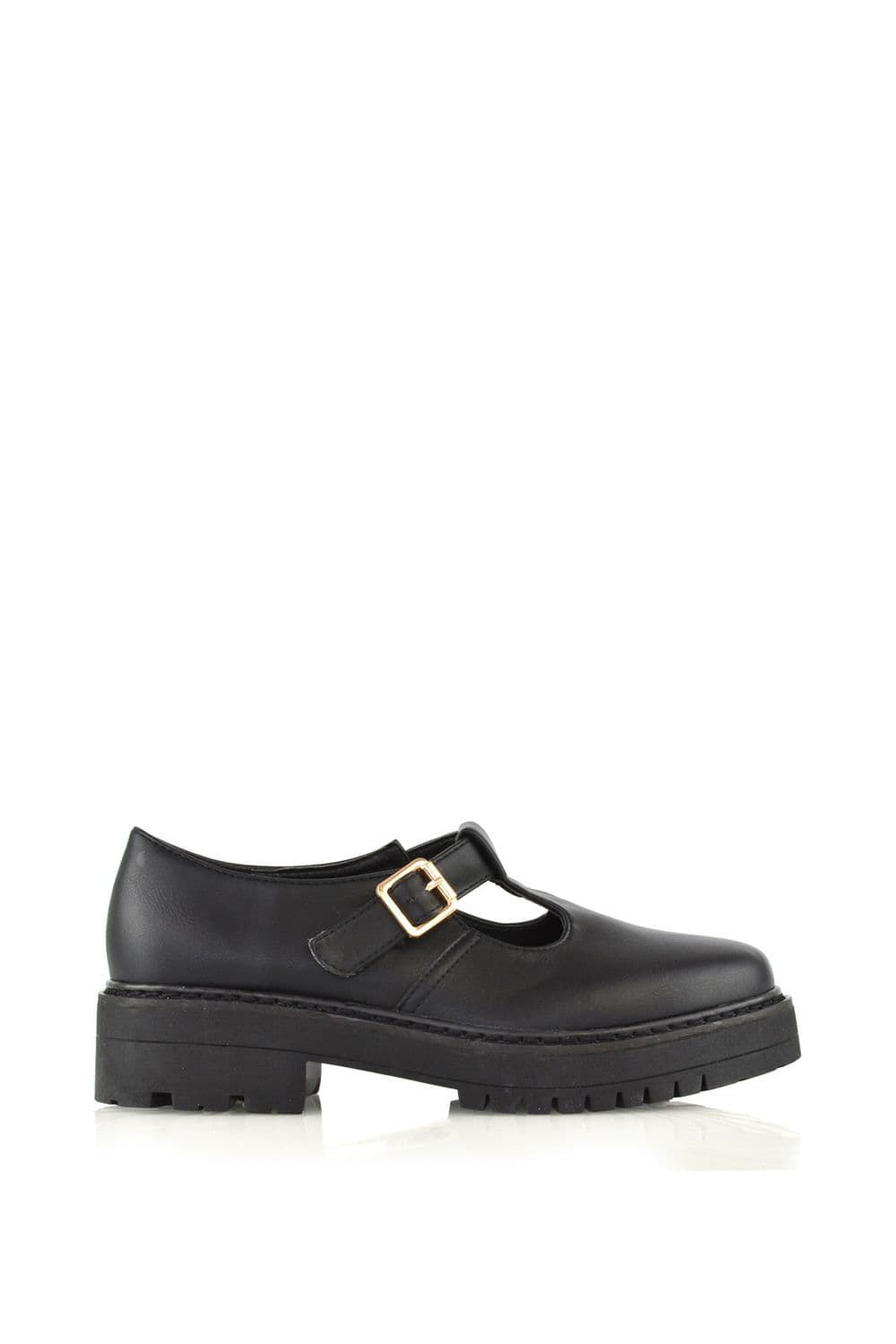'Jessie' Mary Jane T-Strap Chunky Sole Shoes