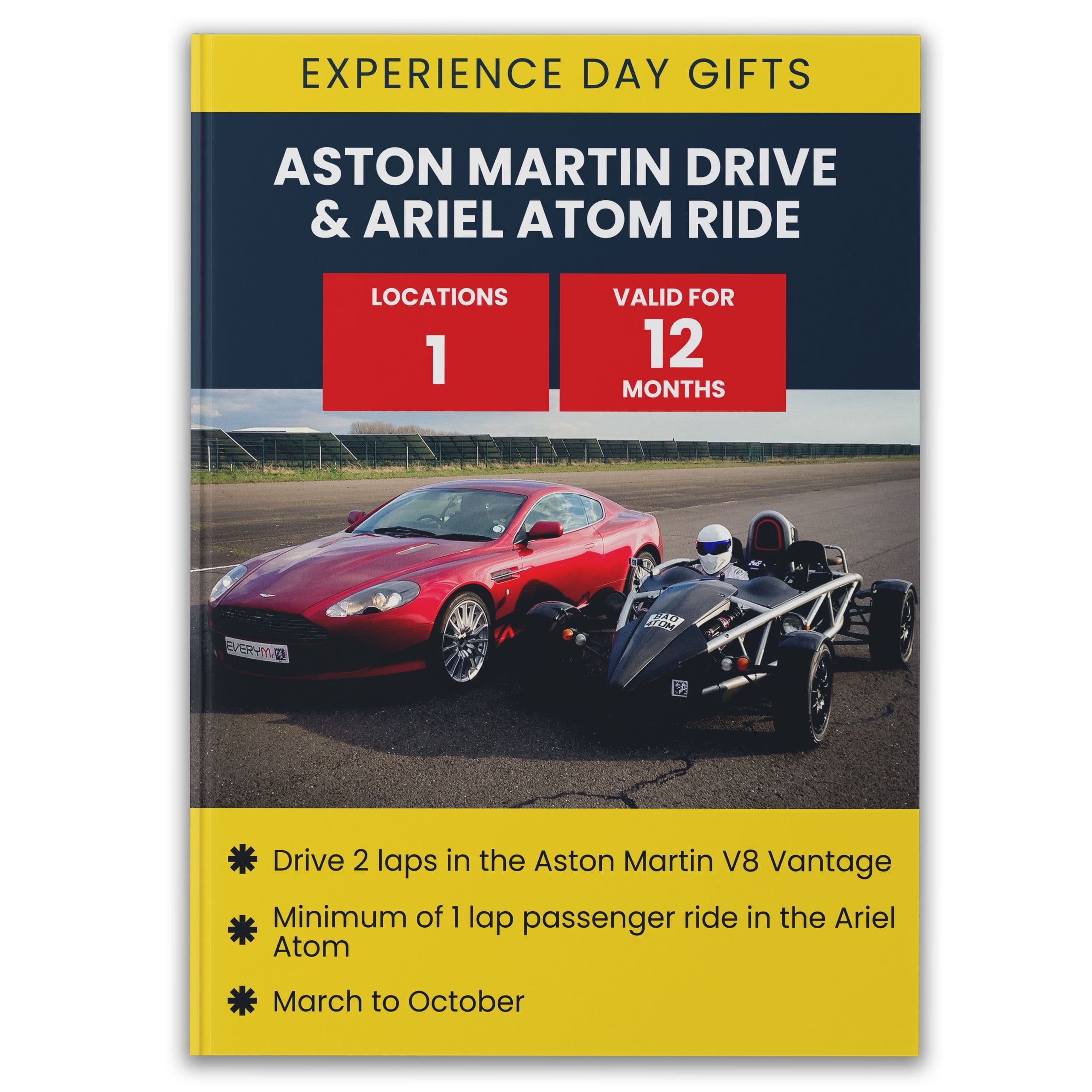 Aston Martin Drive & Ariel Atom Ride Gift Experience