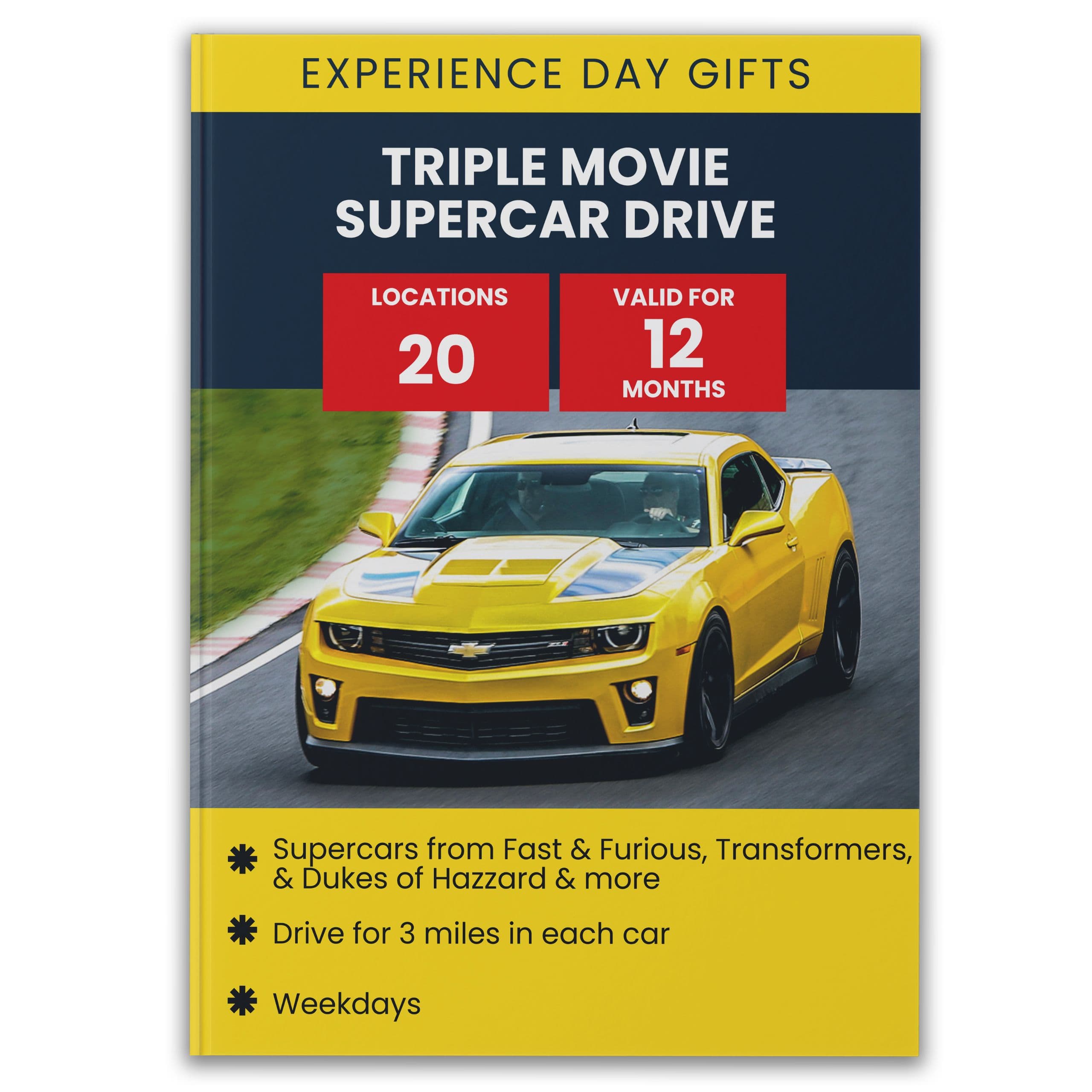 Triple Movie Supercar Drive Gift Experience