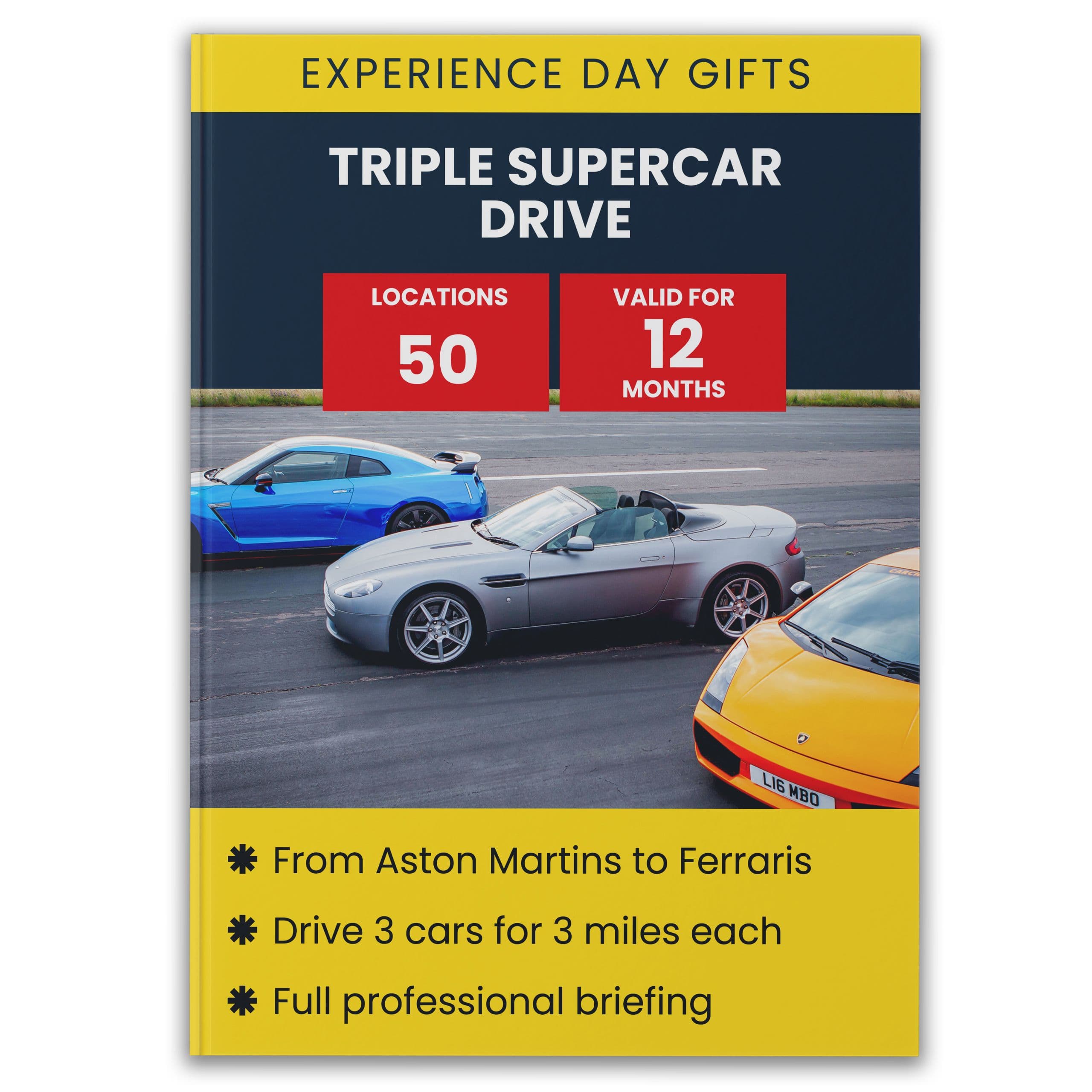 Triple Supercar Drive Gift Experience