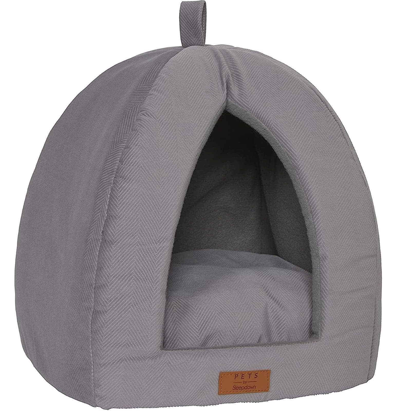 Small Pet Dog Cat Bed Folding Dome Pod Puppy Kitten Igloo