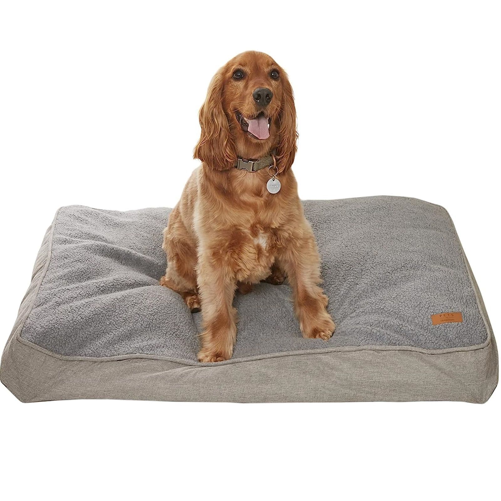 Chunky Plush Quilted Dog Cat Pet Mattress Cushion Crate Pad