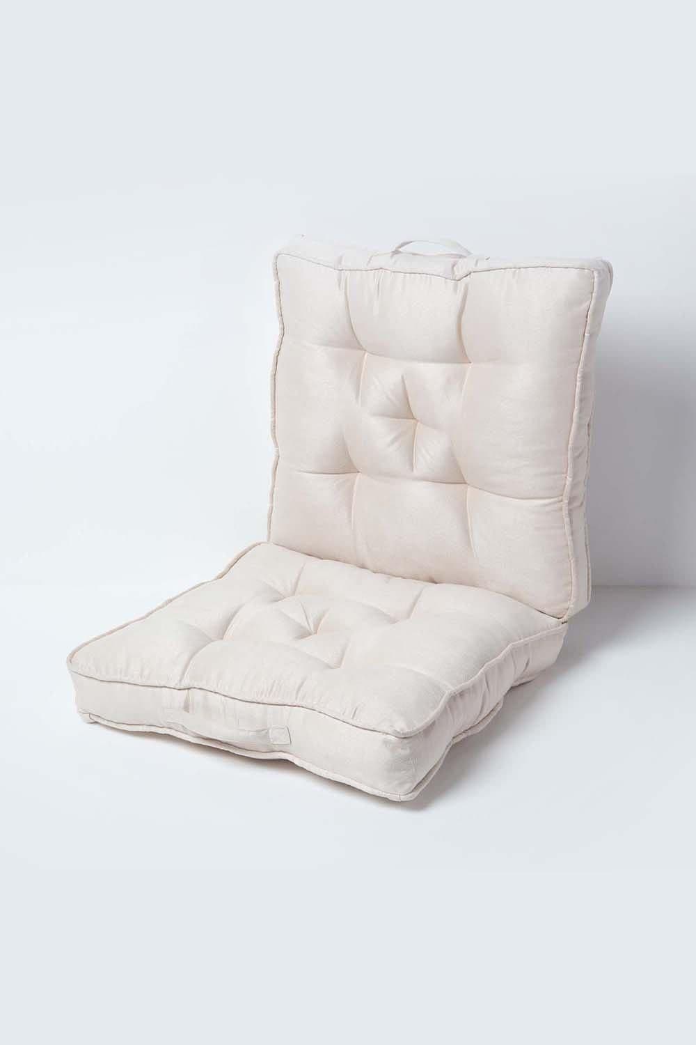 Faux Suede Travel Support Booster Cushion