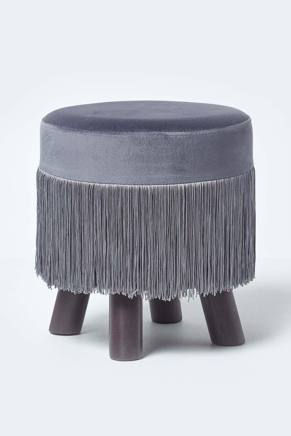 Warwick Velvet Footstool Legs