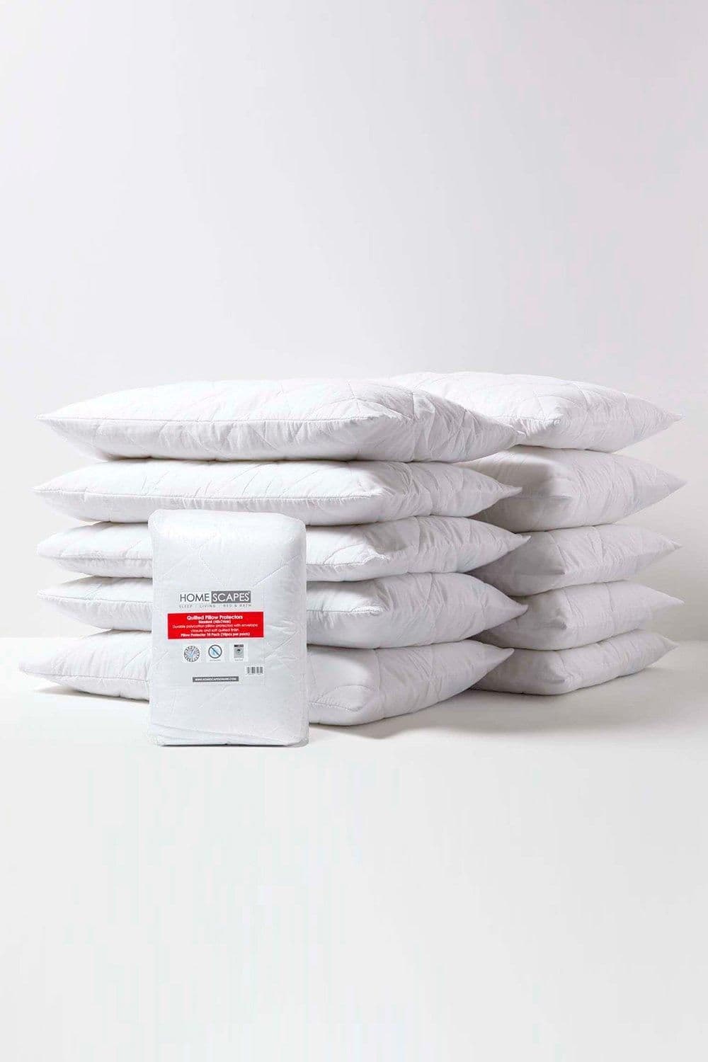 Quilted Pillow Protector Pack 10