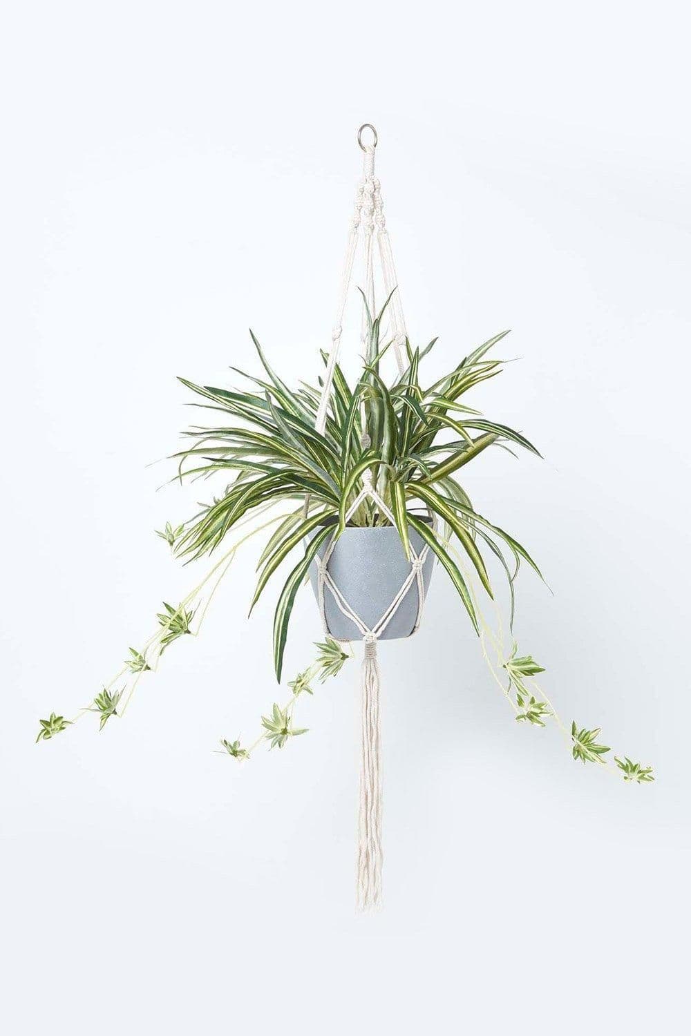 Artificial Hanging Basket Spider Plant 95 cm