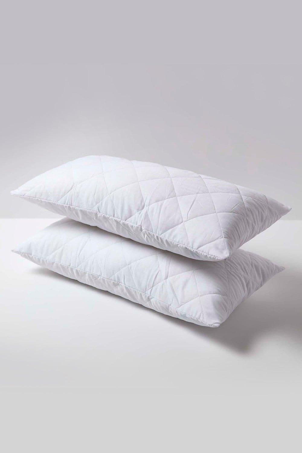 King Quilted Pillow Protector Pack 2