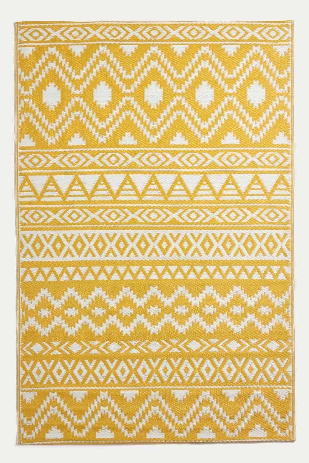 Anna Aztec Yellow & Outdoor Rug