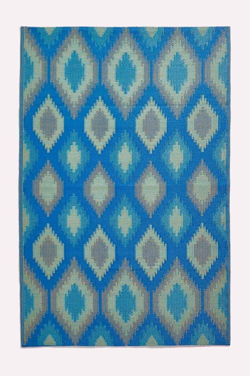 Amber Ikat Green & Outdoor Rug