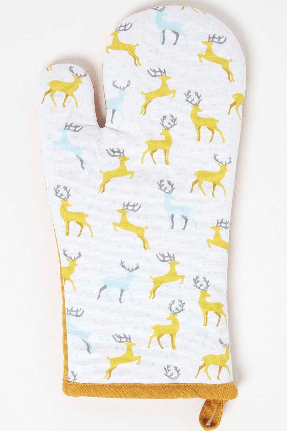 Majestic Stag Christmas Oven Glove