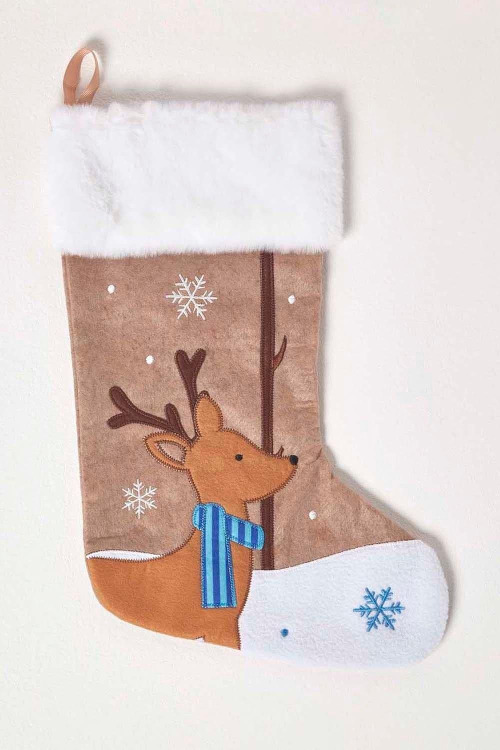 Reindeer Christmas Stocking