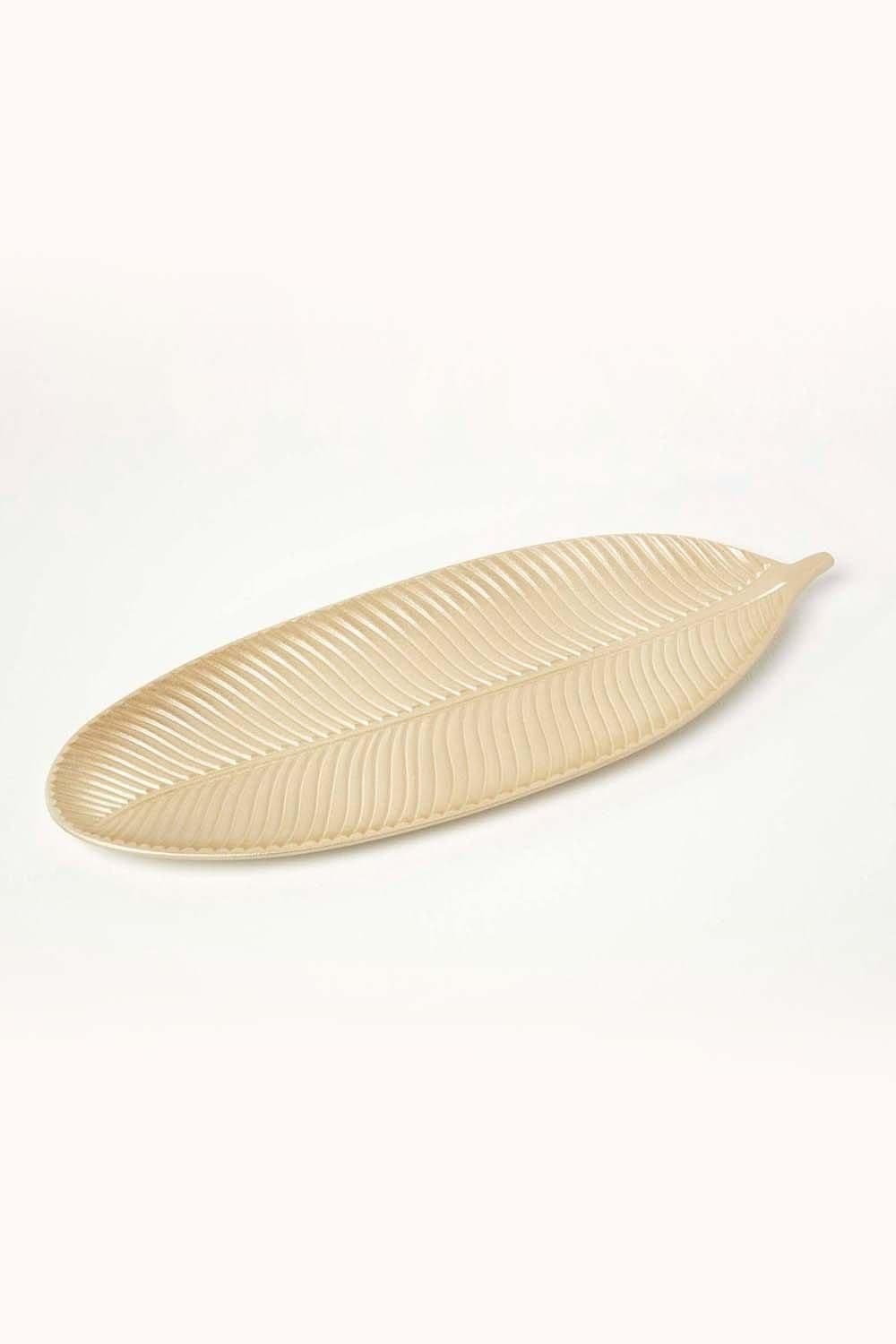 Decorative Leaf Coffee Table Tray