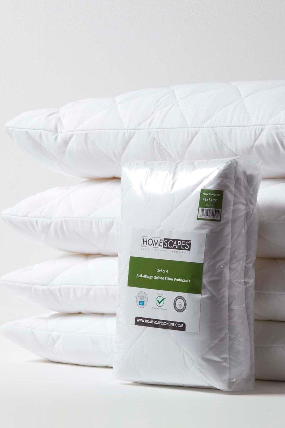 Anti Allergy Pillow Protectors Pack 4