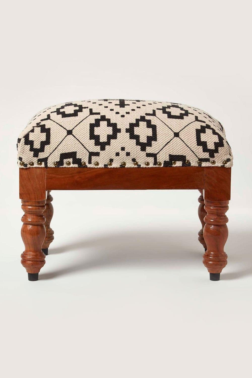 Reva Geometric Footstool 50 x 30 x 40 cm