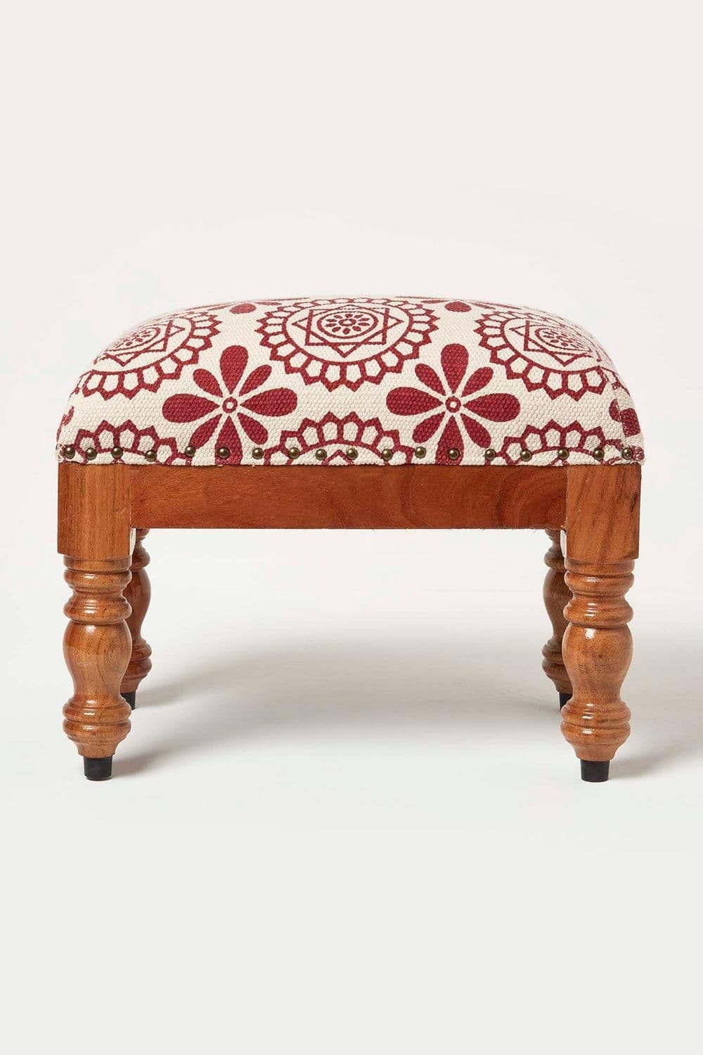 Cassia Geometric Footstool 50 x 30 x 40 cm