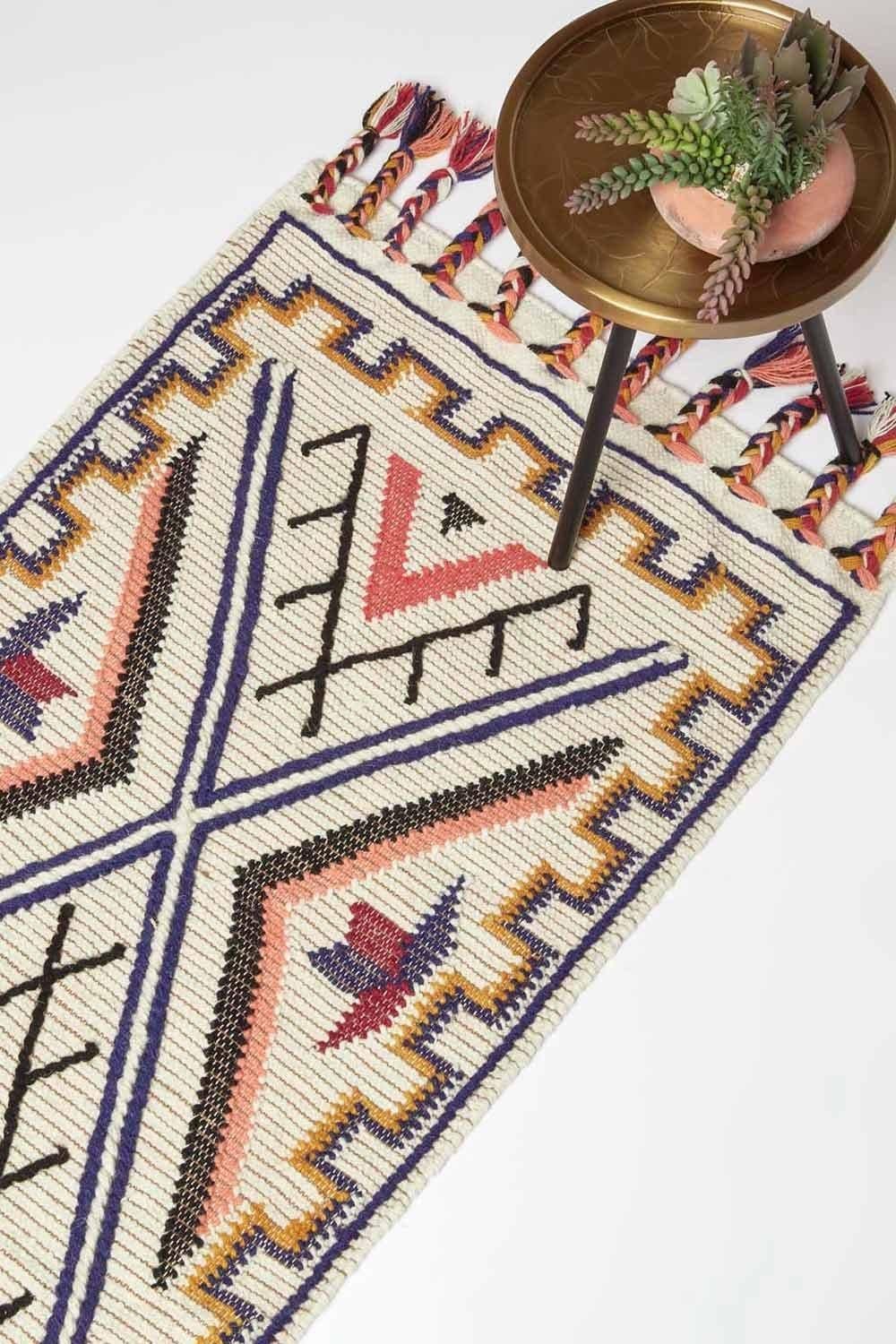 Goa Kilim Runner Wool Rug 66 x 200 cm