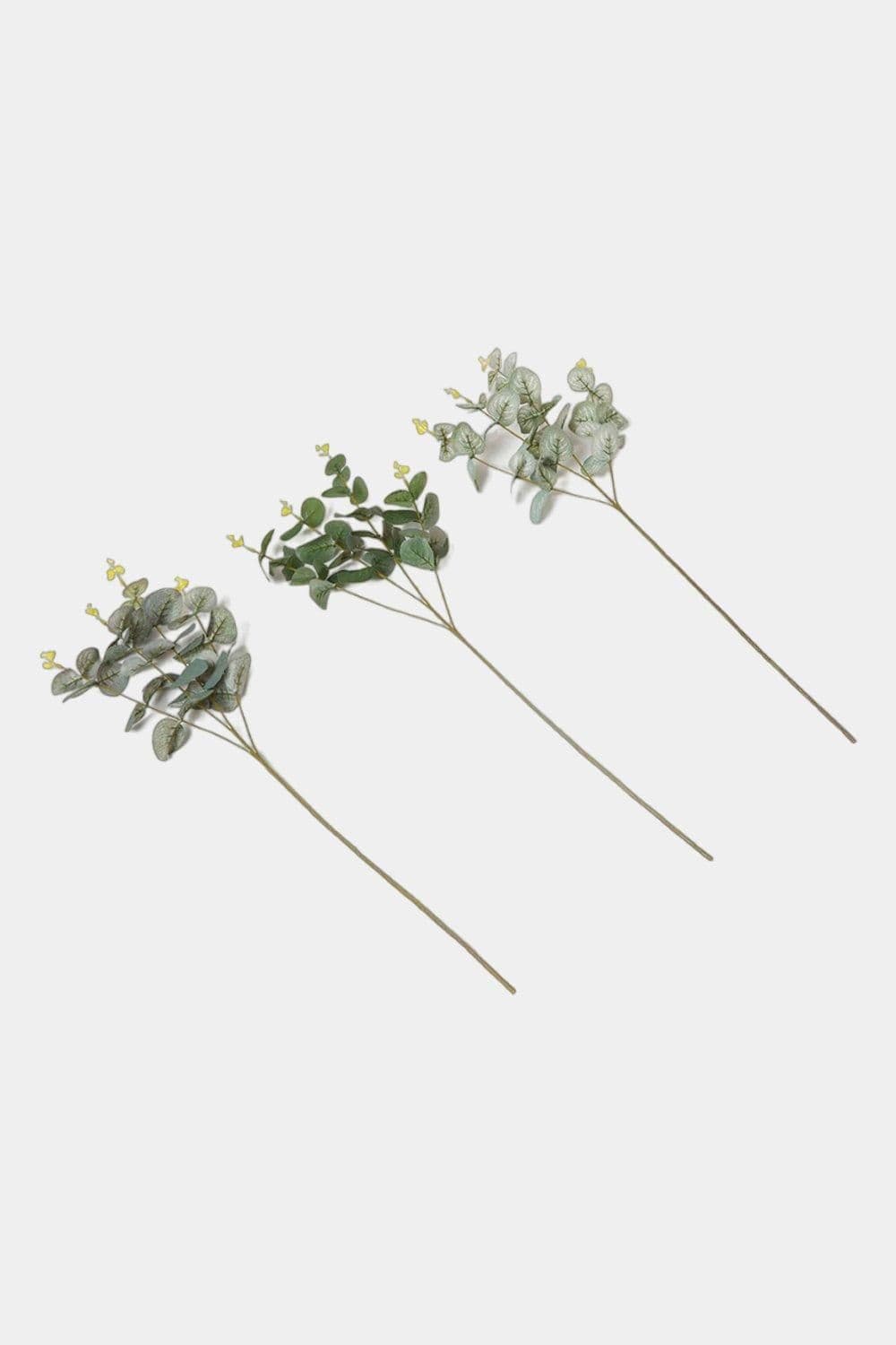 Artificial Eucalyptus Single Stem Set 3 68cm